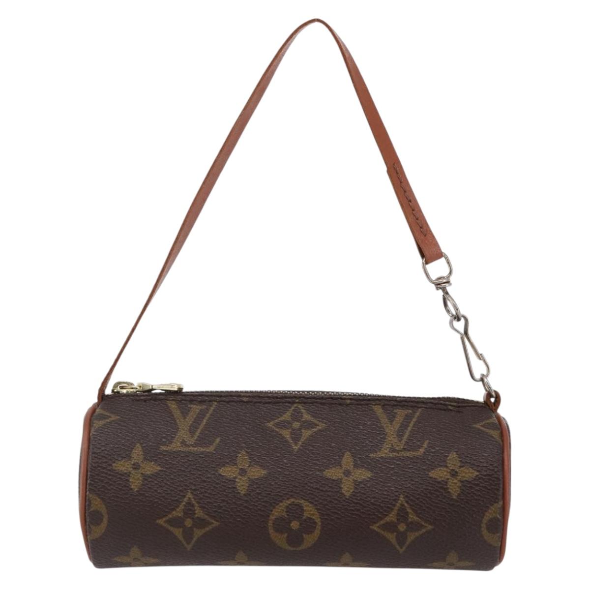LOUIS VUITTON Monogram Papillon Pouch LV Auth 147321