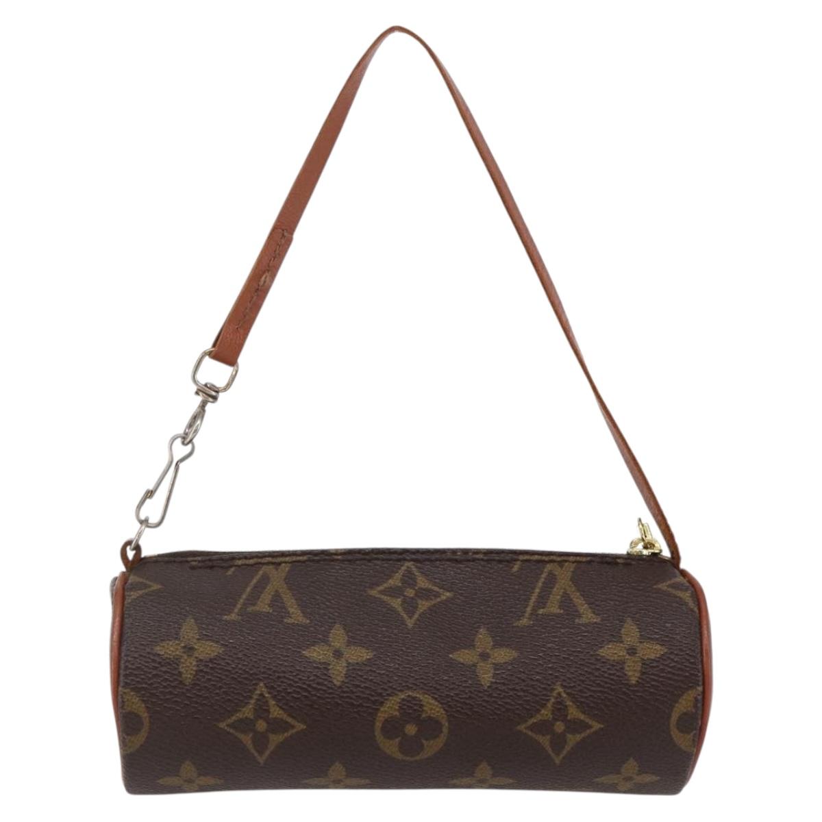 LOUIS VUITTON Monogram Papillon Pouch LV Auth 147321
