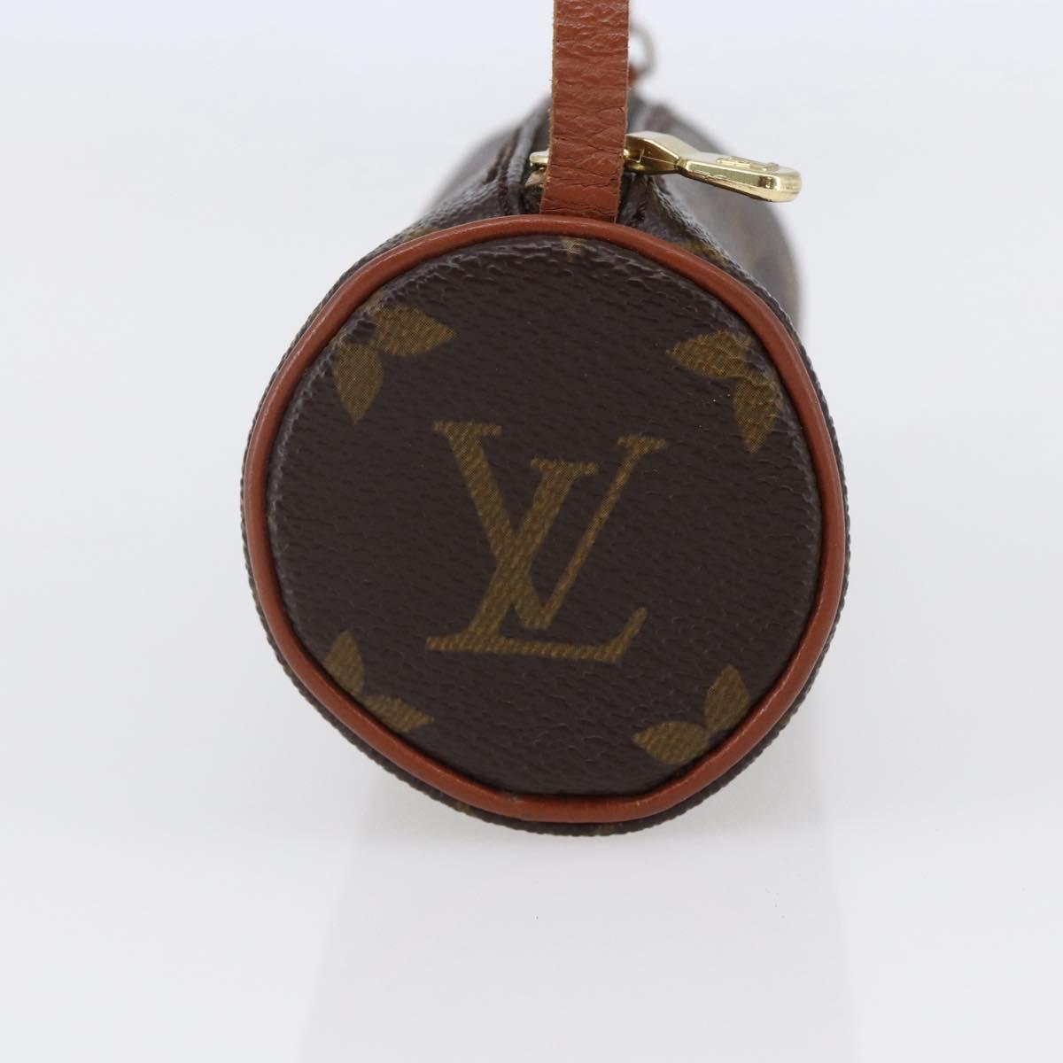 LOUIS VUITTON Monogram Papillon Pouch LV Auth 147321