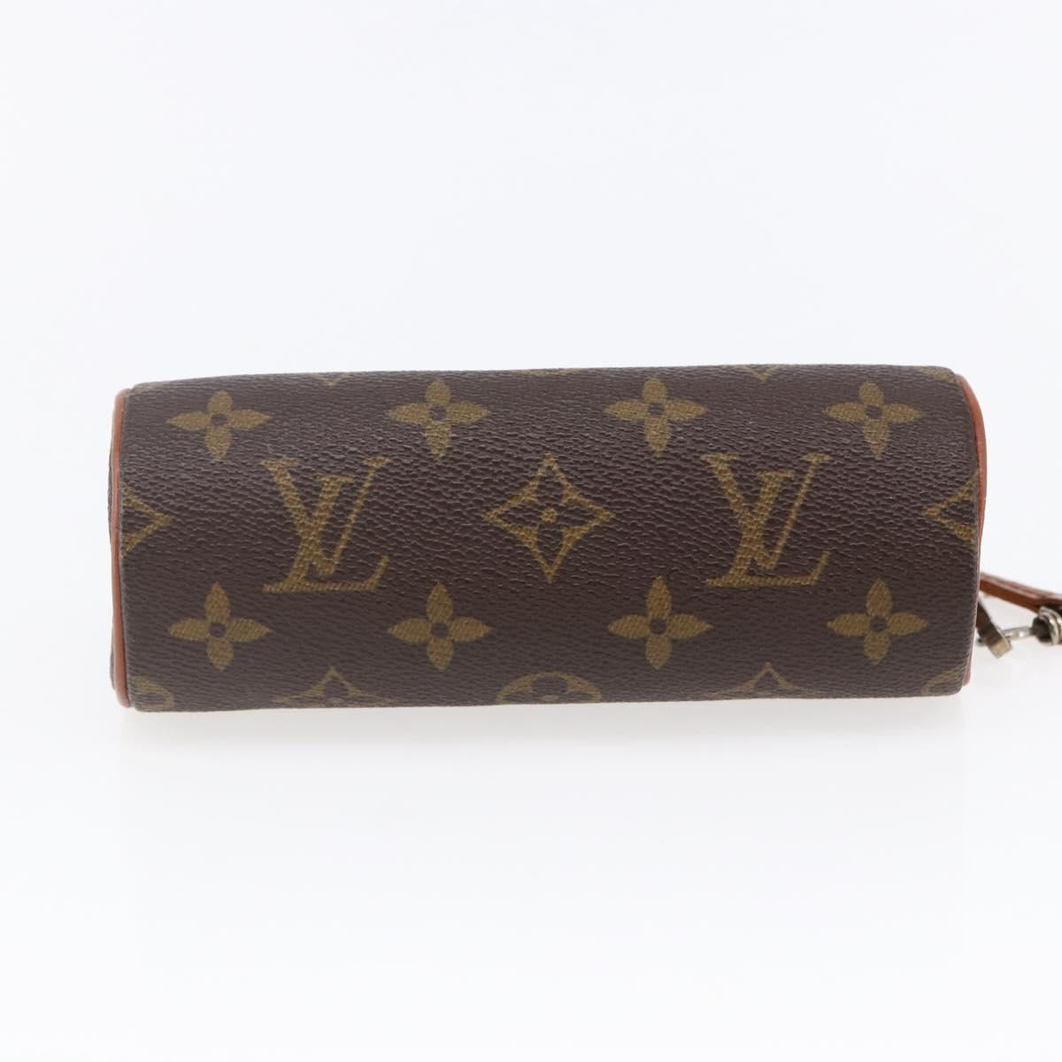 LOUIS VUITTON Monogram Papillon Pouch LV Auth 147321