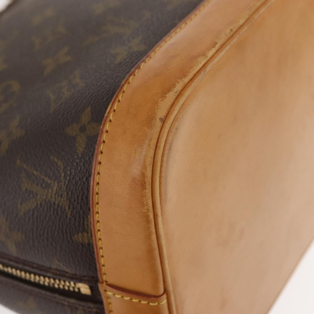LOUIS VUITTON Monogram Alma Hand Bag M51130 LV Auth 147324