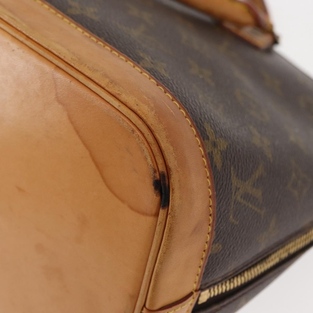 LOUIS VUITTON Monogram Alma Hand Bag M51130 LV Auth 147324