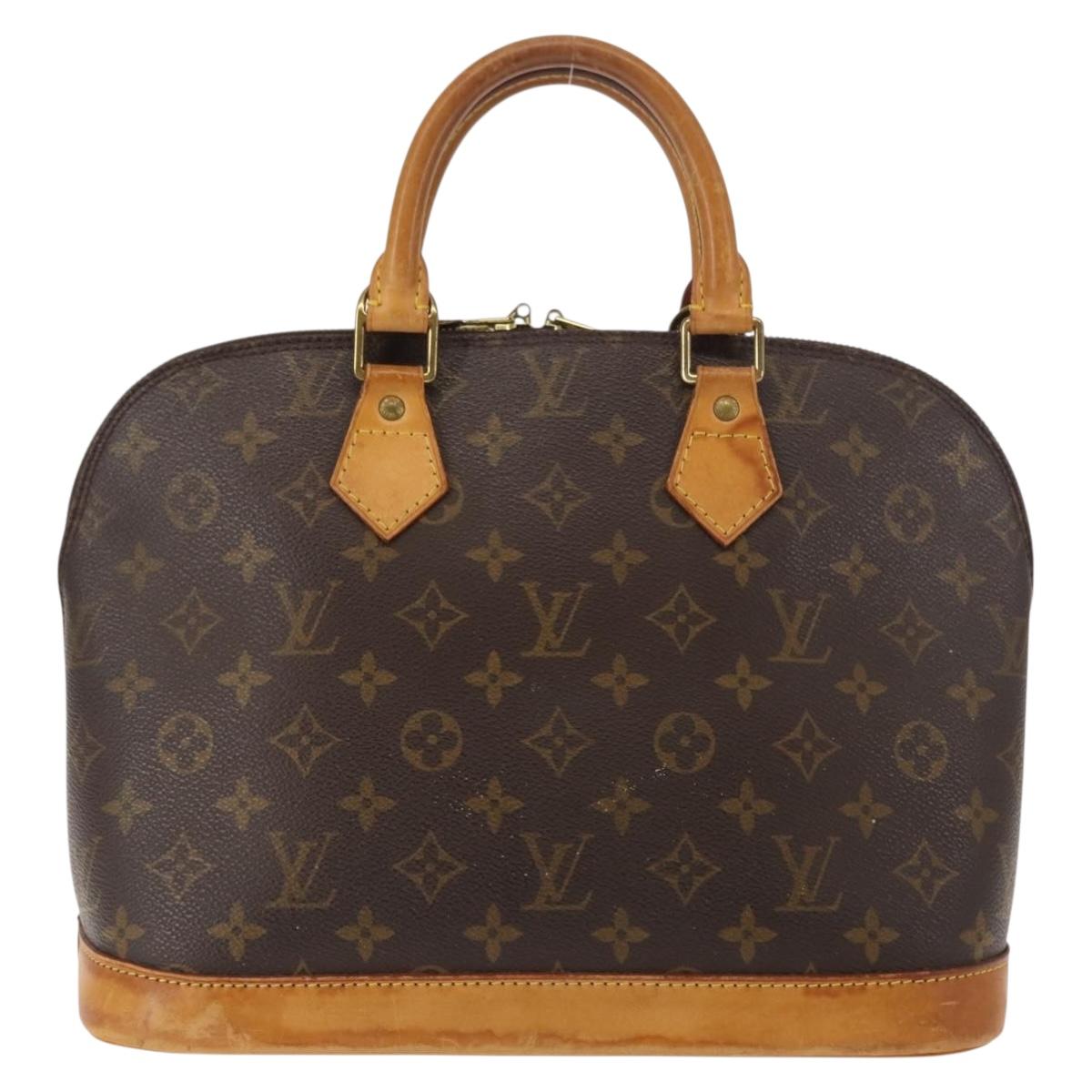 LOUIS VUITTON Monogram Alma Hand Bag M51130 LV Auth 147324