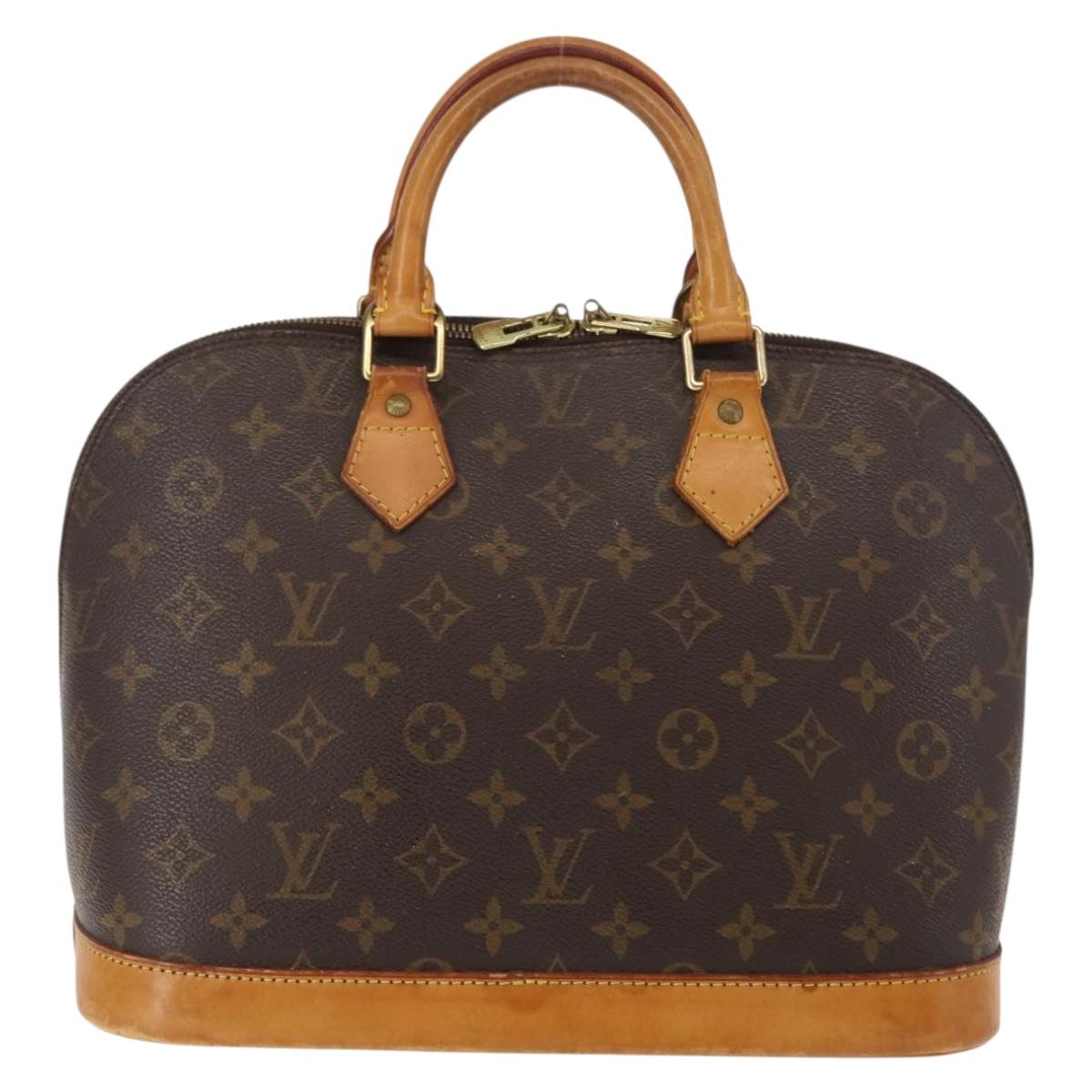 LOUIS VUITTON Monogram Alma Hand Bag M51130 LV Auth 147324