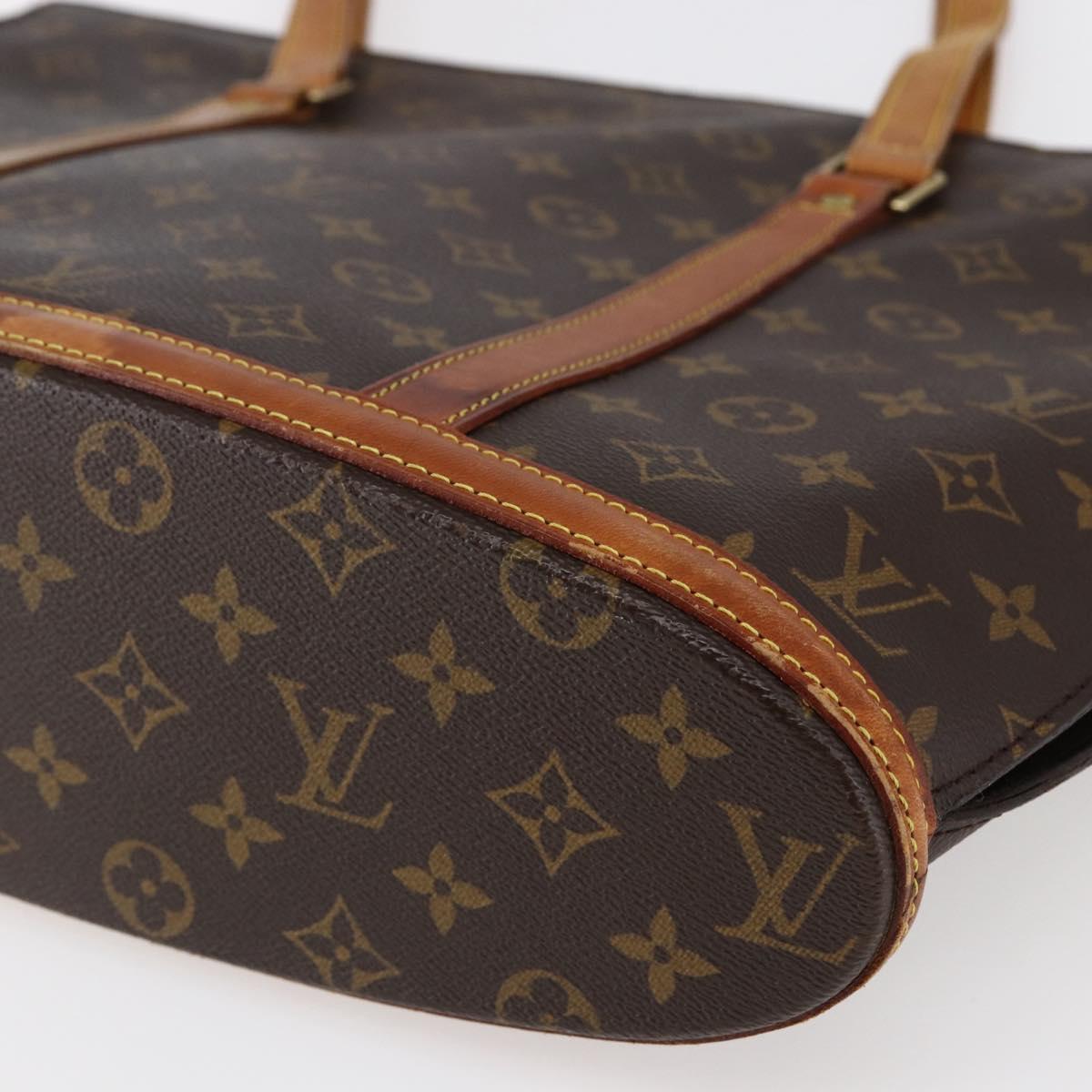 LOUIS VUITTON Monogram Babylone Tote Bag M51102 LV Auth 147326