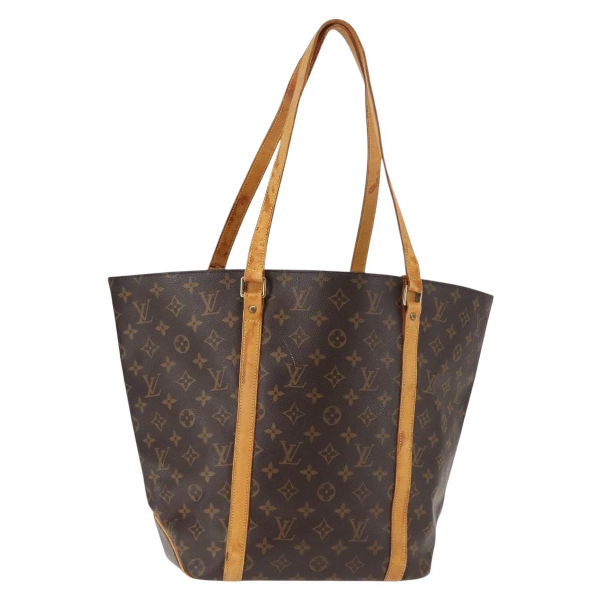 LOUIS VUITTON Monogram Sac Shopping Tote Bag M51108 LV Auth 147332