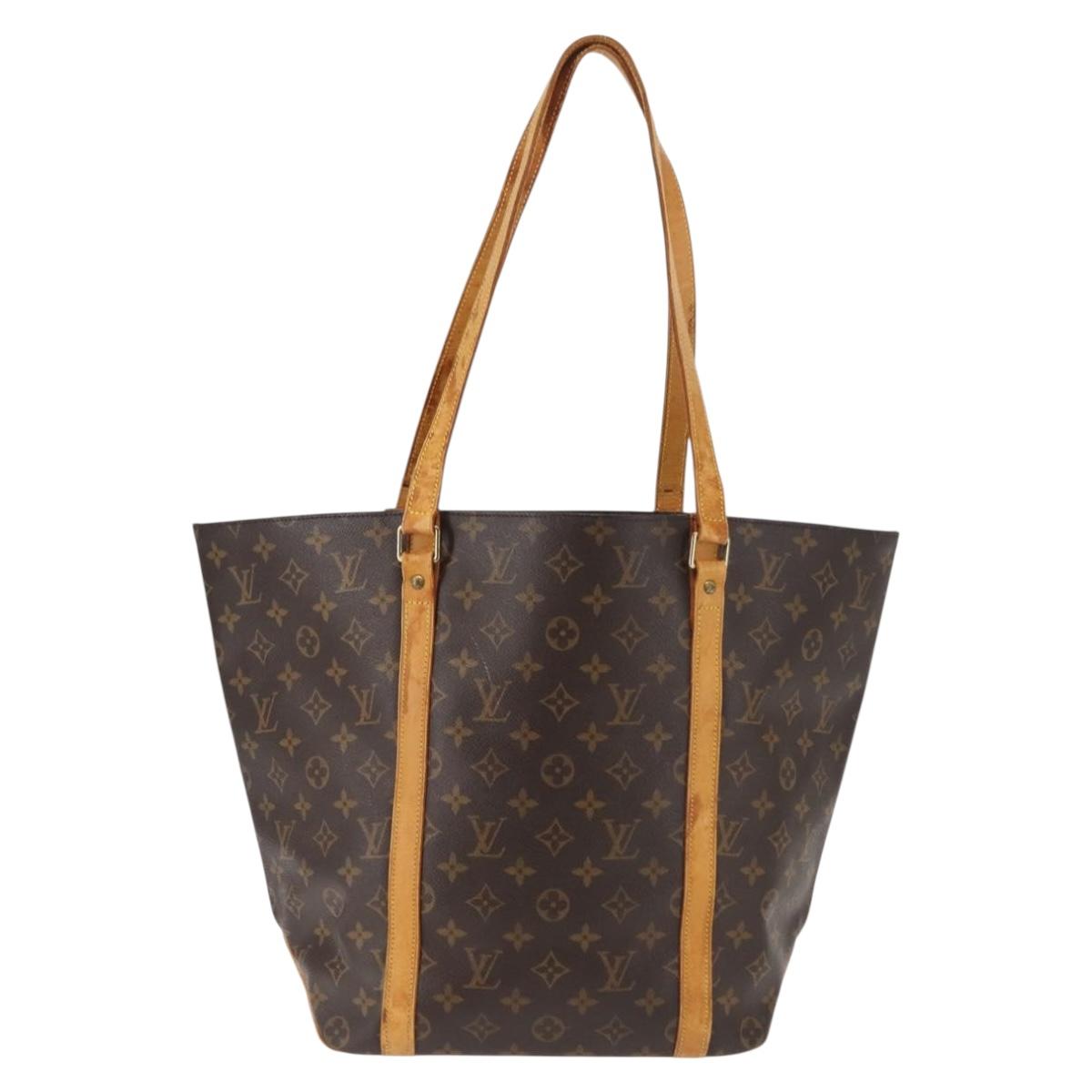 LOUIS VUITTON Monogram Sac Shopping Tote Bag M51108 LV Auth 147332