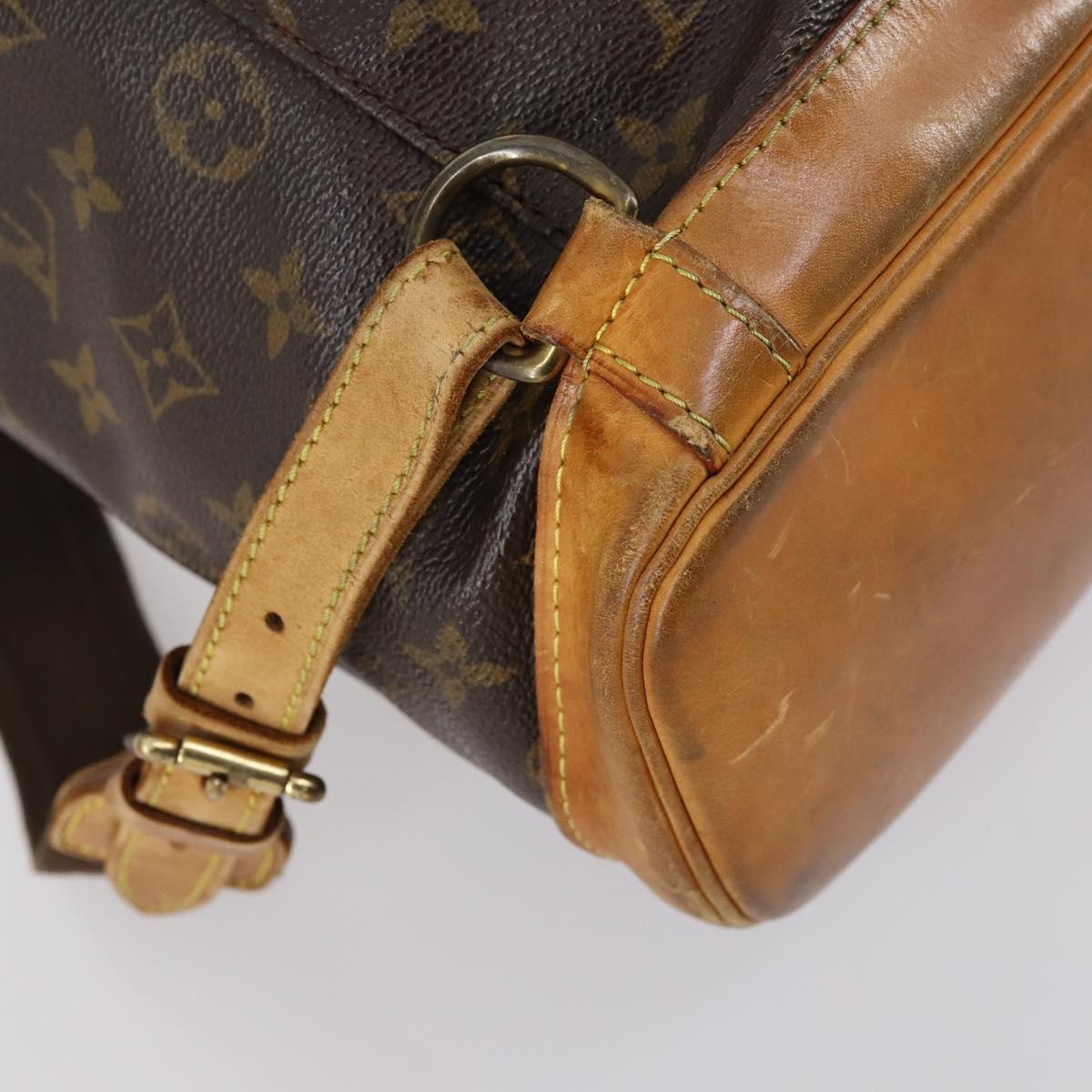 LOUIS VUITTON Monogram Montsouris GM Backpack M51135 LV Auth 147333