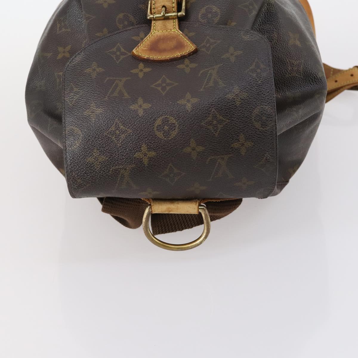 LOUIS VUITTON Monogram Montsouris GM Backpack M51135 LV Auth 147333
