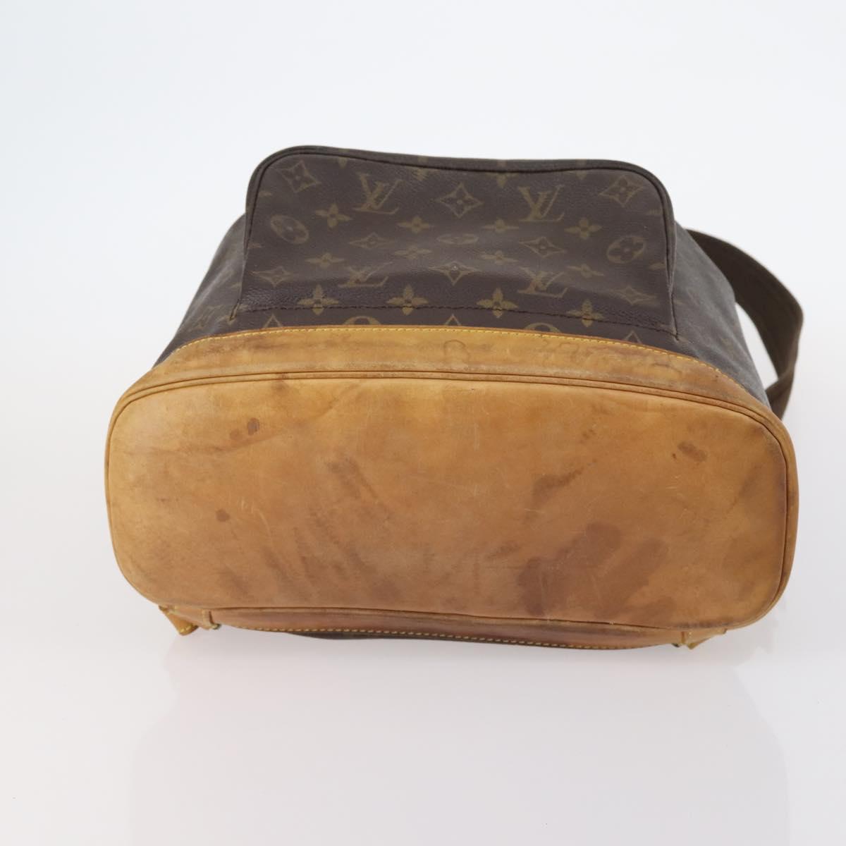 LOUIS VUITTON Monogram Montsouris GM Backpack M51135 LV Auth 147334