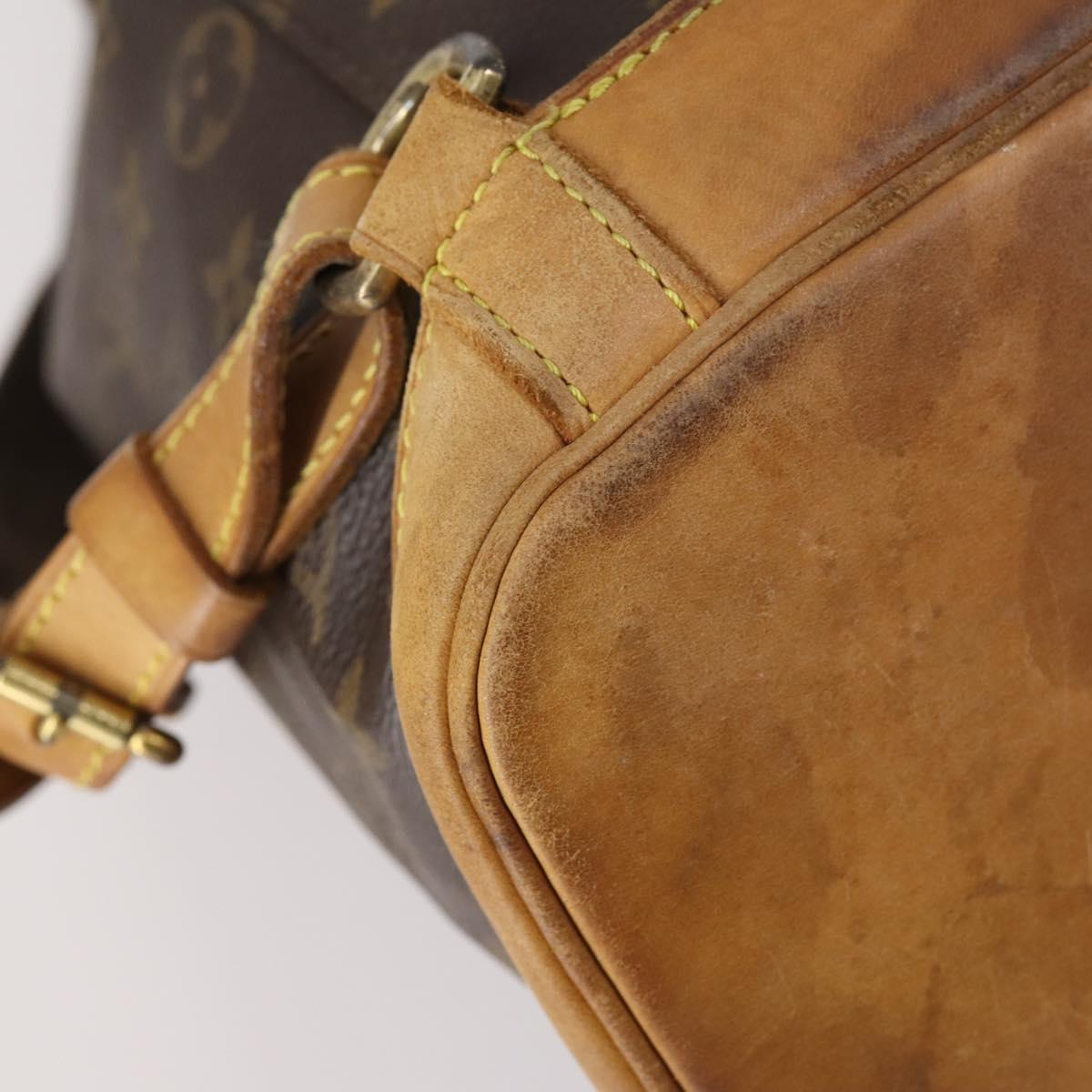 LOUIS VUITTON Monogram Montsouris GM Backpack M51135 LV Auth 147334