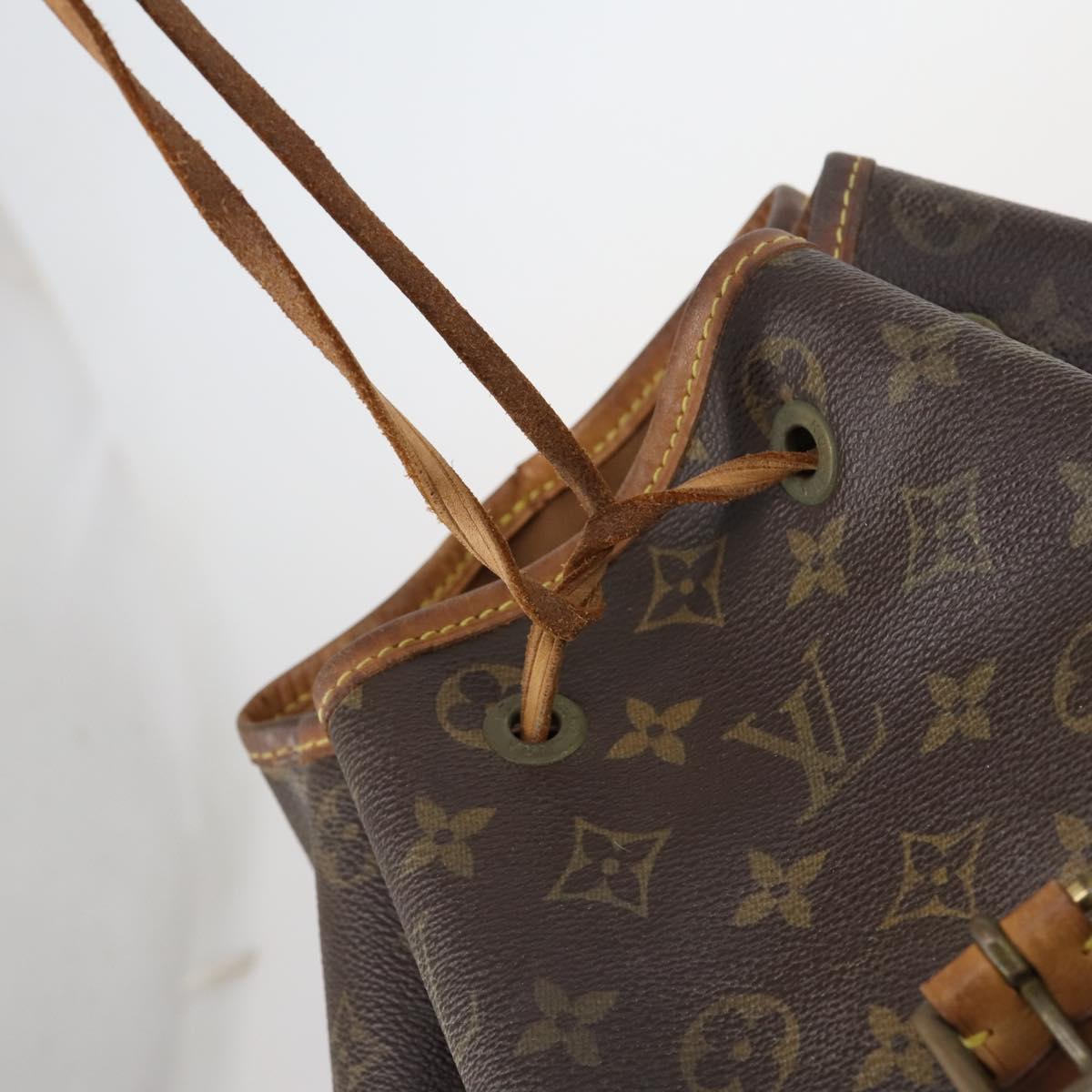 LOUIS VUITTON Monogram Montsouris GM Backpack M51135 LV Auth 147334