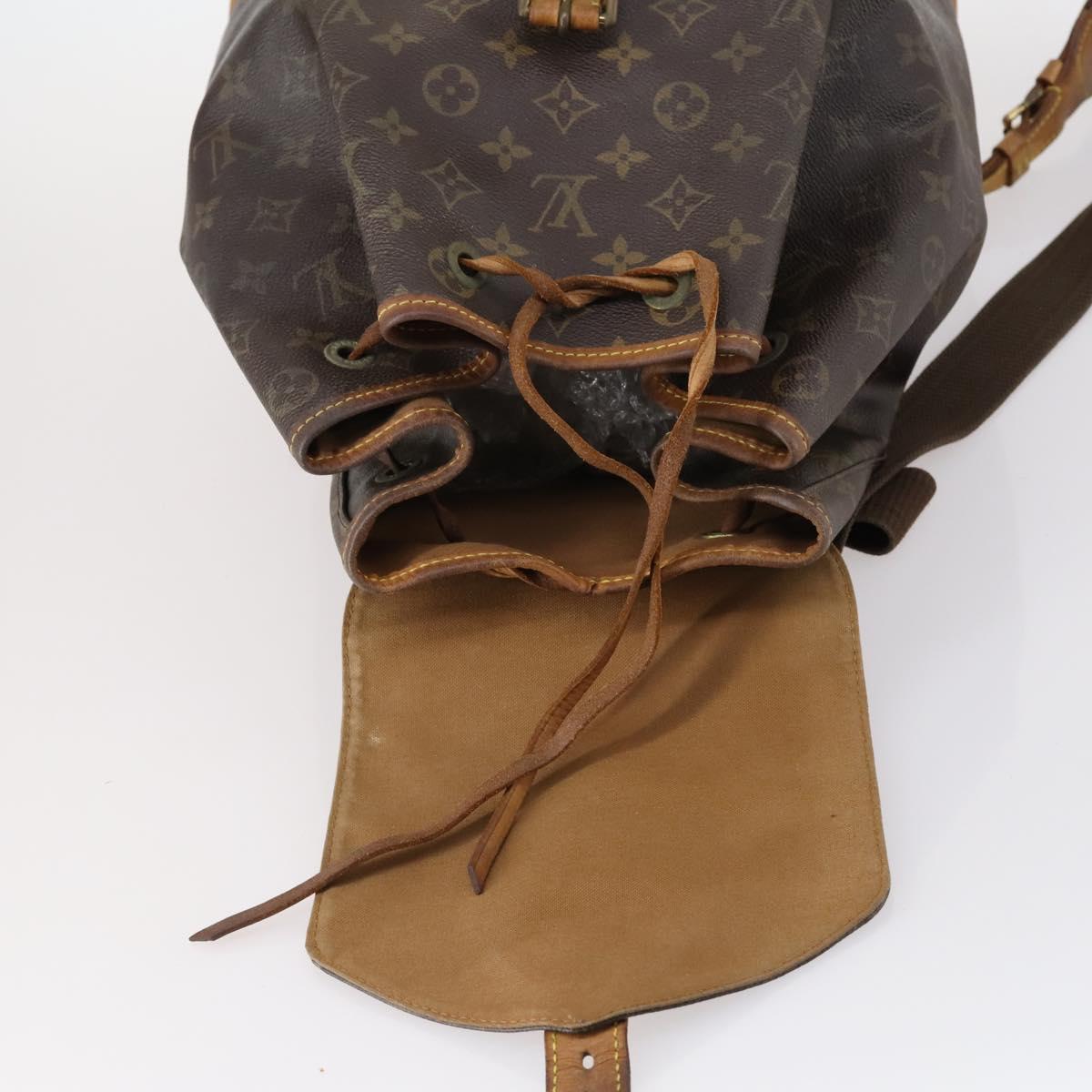 LOUIS VUITTON Monogram Montsouris GM Backpack M51135 LV Auth 147334