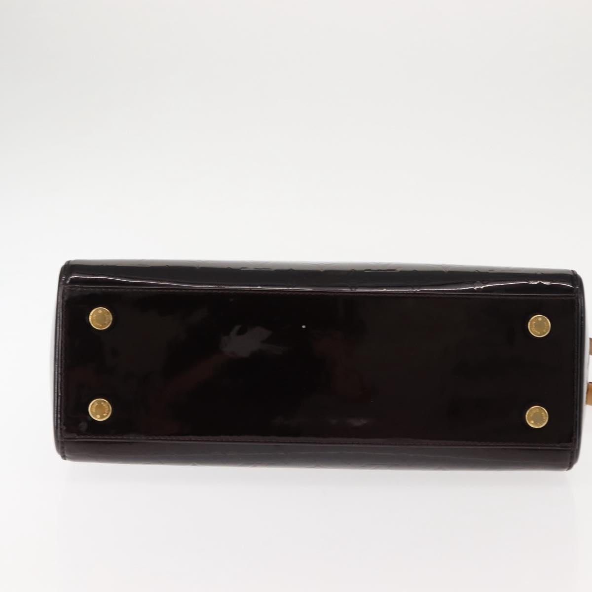 LOUIS VUITTON Monogram Vernis Blair MM Hand Bag 2way Amarante M91619 Auth 147336