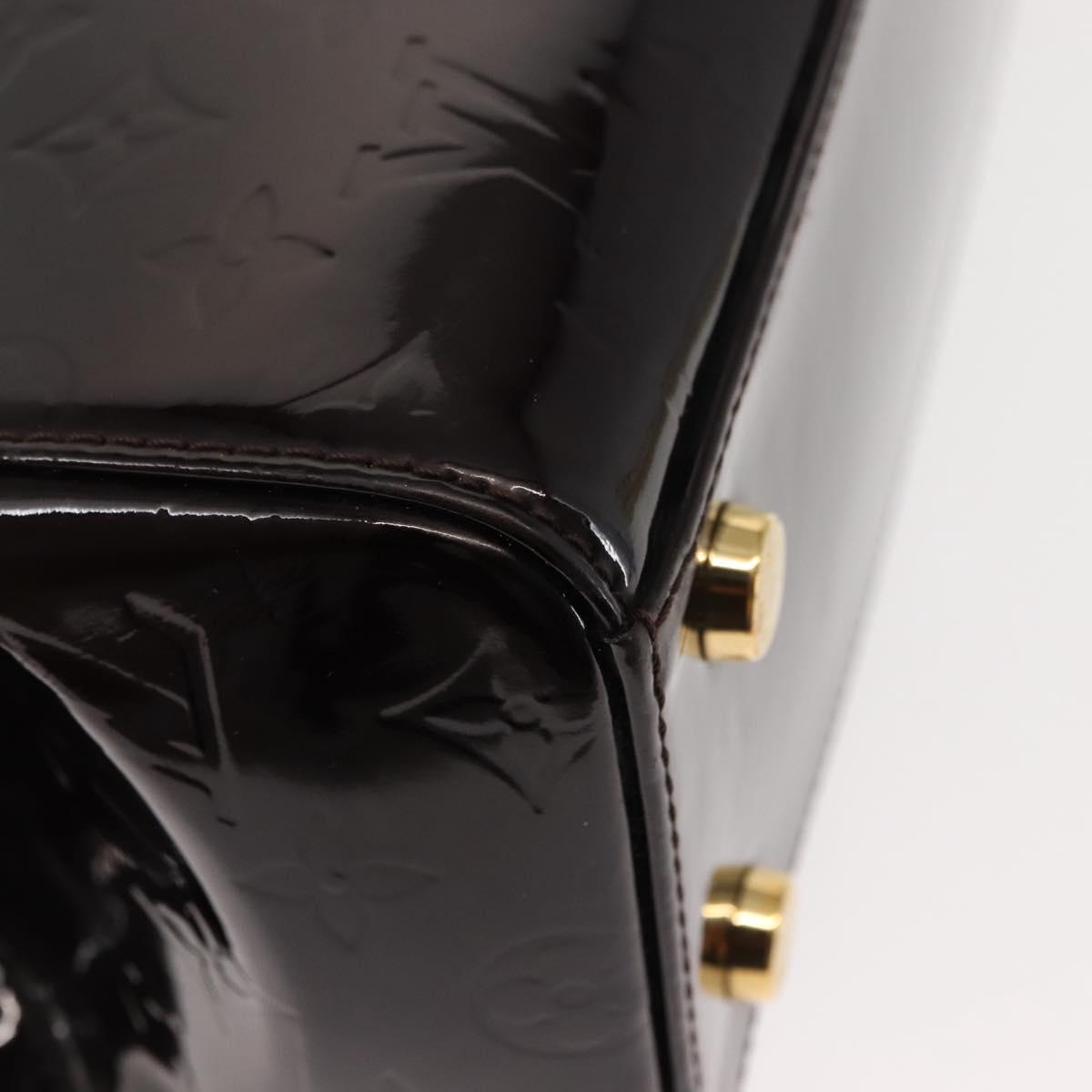 LOUIS VUITTON Monogram Vernis Blair MM Hand Bag 2way Amarante M91619 Auth 147336