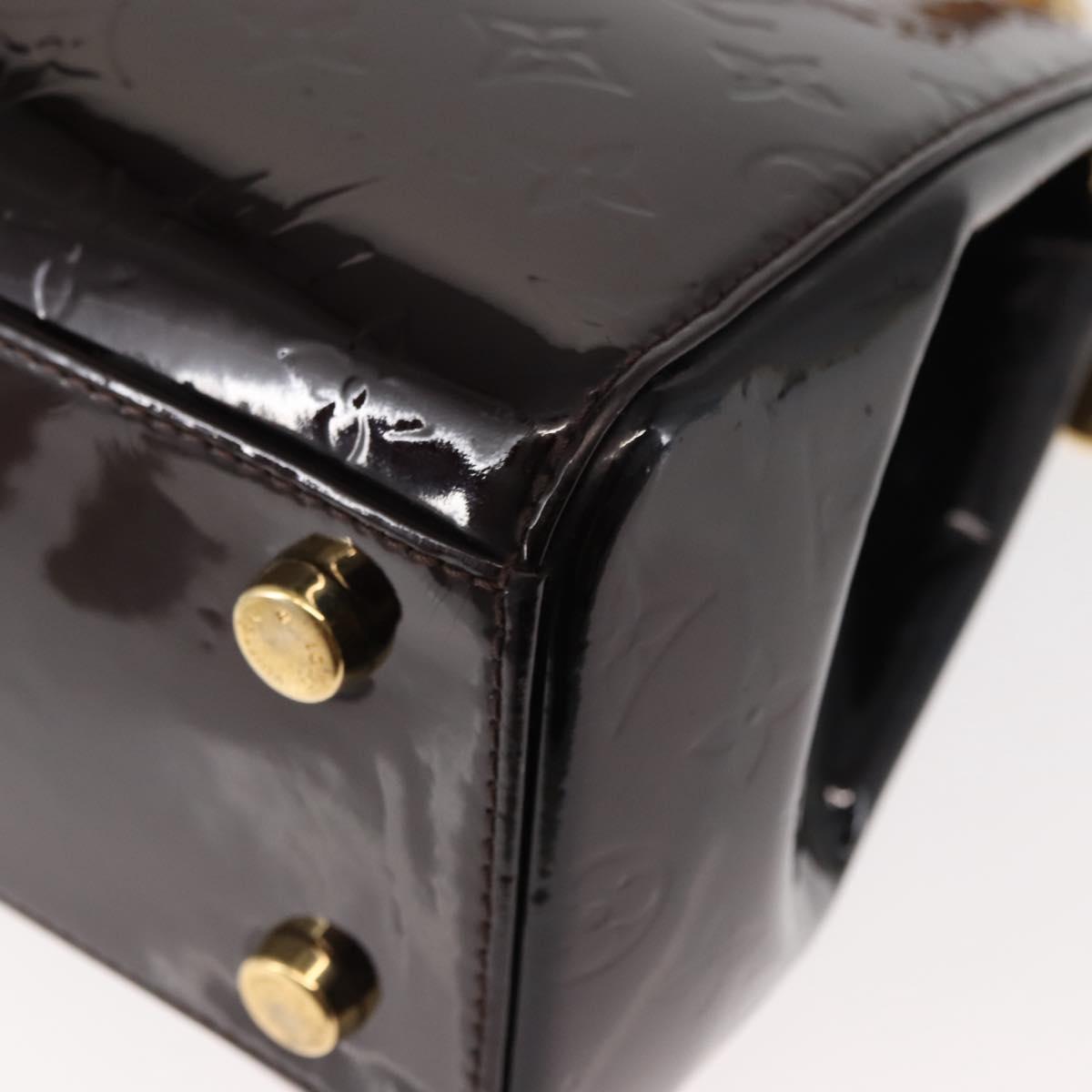 LOUIS VUITTON Monogram Vernis Blair MM Hand Bag 2way Amarante M91619 Auth 147336