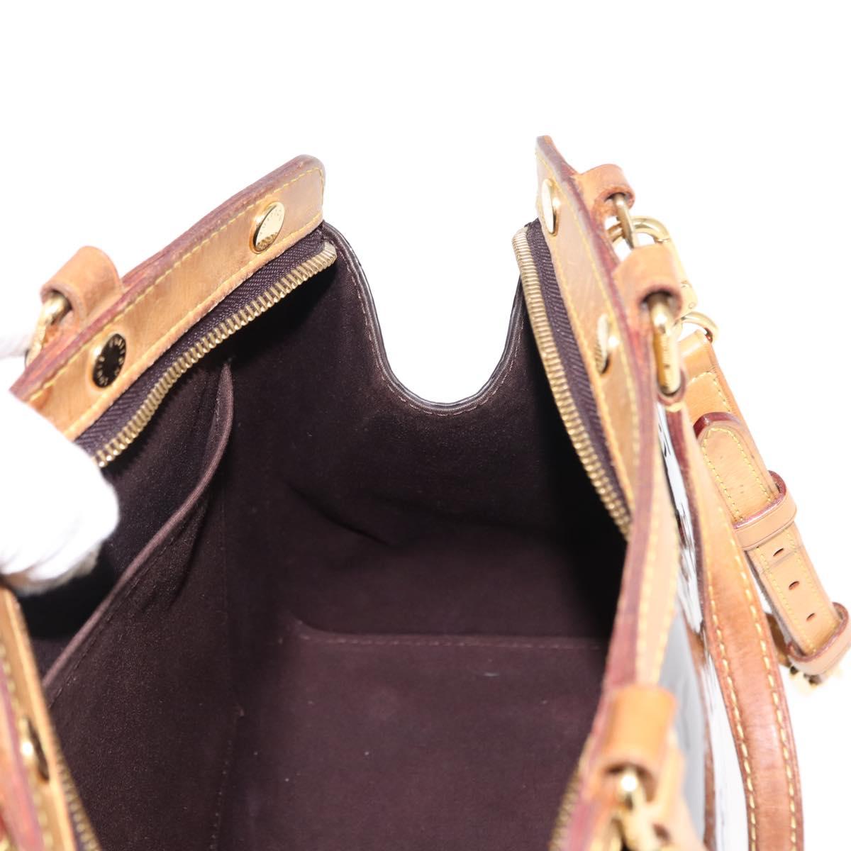 LOUIS VUITTON Monogram Vernis Blair MM Hand Bag 2way Amarante M91619 Auth 147336