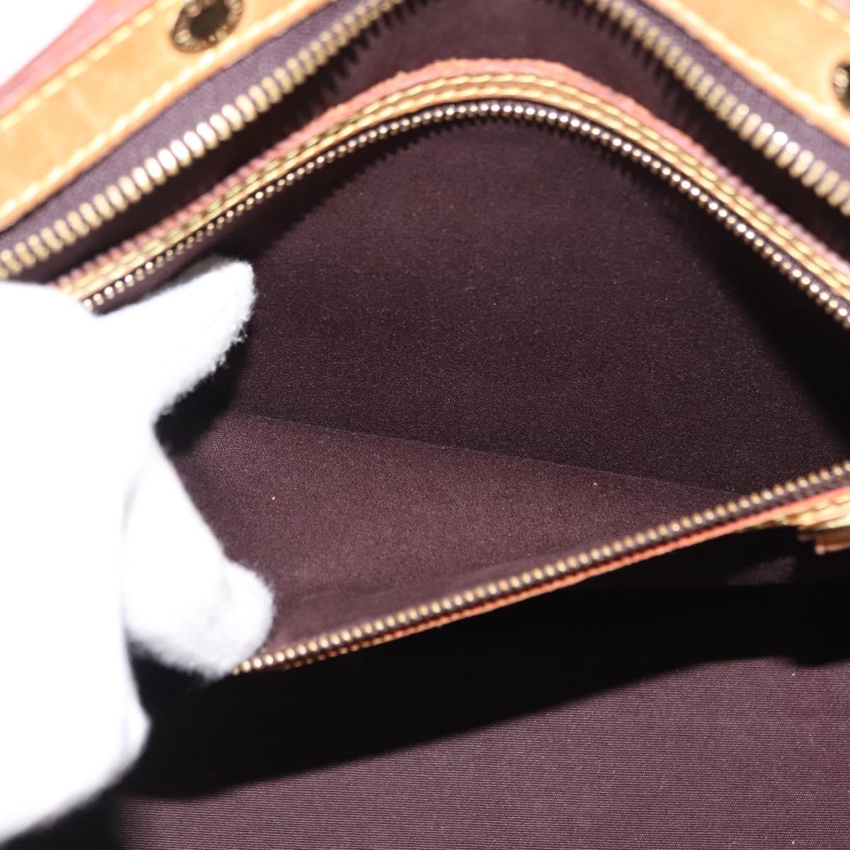 LOUIS VUITTON Monogram Vernis Blair MM Hand Bag 2way Amarante M91619 Auth 147336