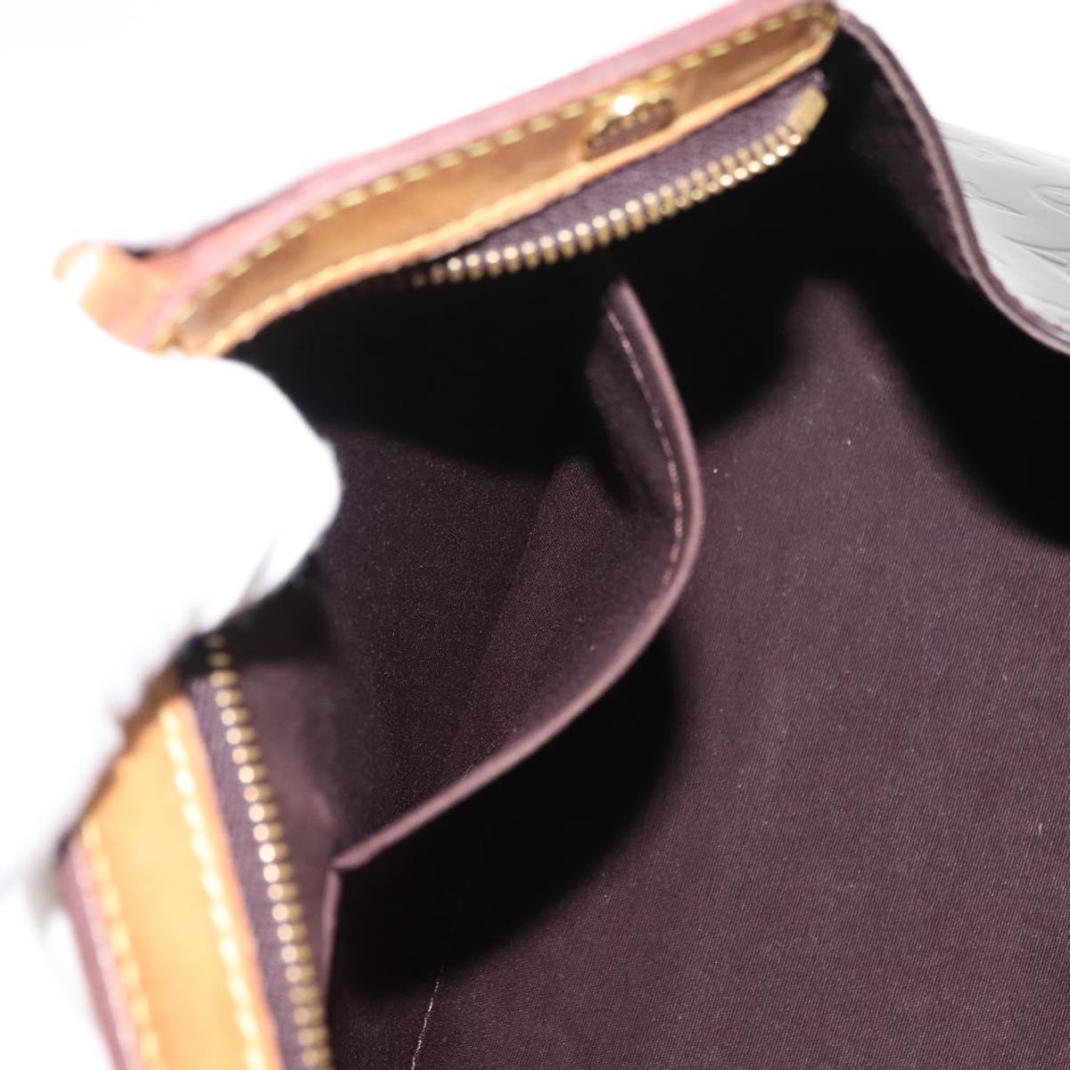 LOUIS VUITTON Monogram Vernis Blair MM Hand Bag 2way Amarante M91619 Auth 147336