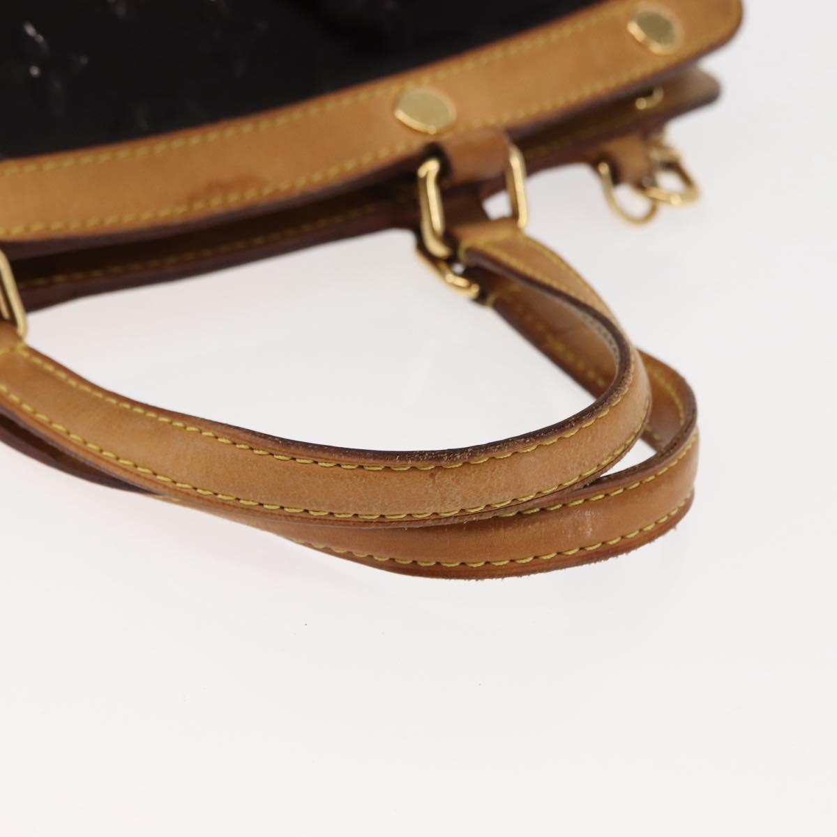 LOUIS VUITTON Monogram Vernis Blair MM Hand Bag 2way Amarante M91619 Auth 147336