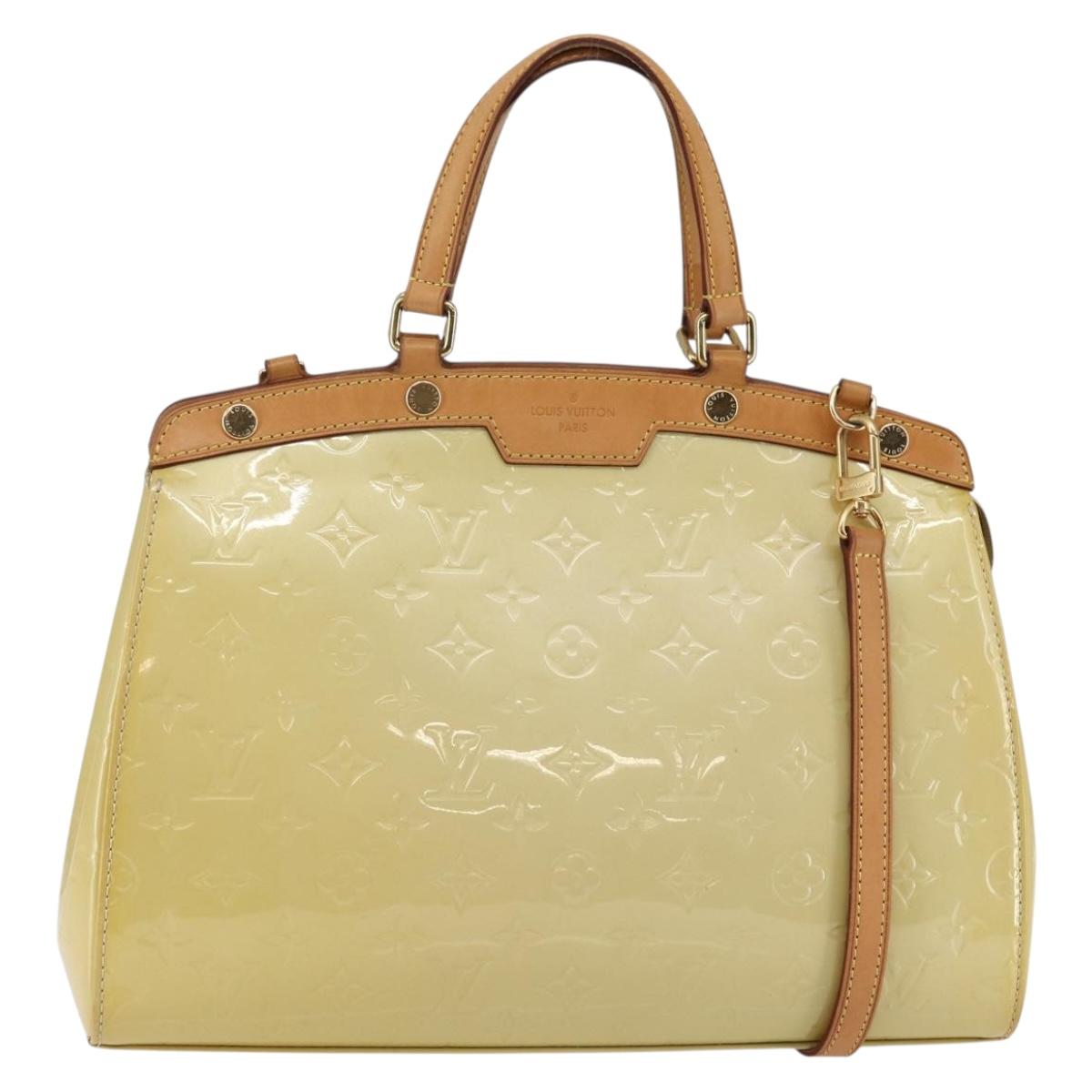 LOUIS VUITTON Monogram Vernis Blair MM Hand Bag Broncorail M91456 LV Auth 147337