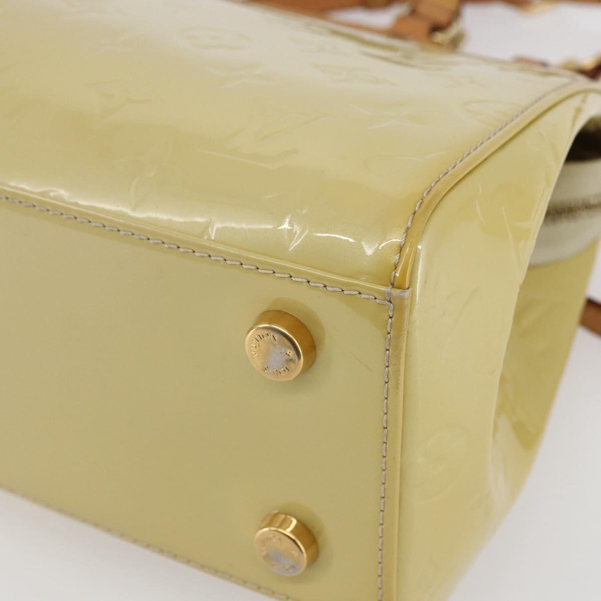 LOUIS VUITTON Monogram Vernis Blair MM Hand Bag Broncorail M91456 LV Auth 147337