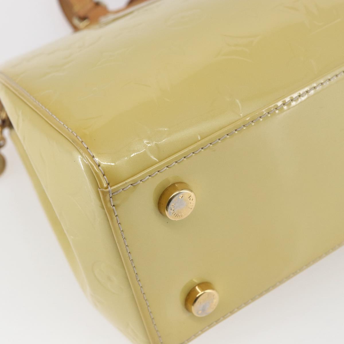LOUIS VUITTON Monogram Vernis Blair MM Hand Bag Broncorail M91456 LV Auth 147337