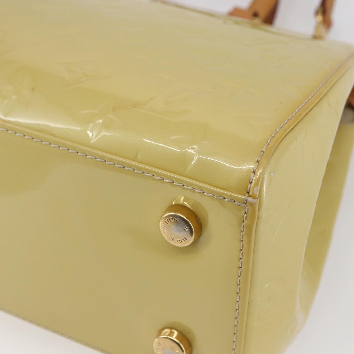 LOUIS VUITTON Monogram Vernis Blair MM Hand Bag Broncorail M91456 LV Auth 147337