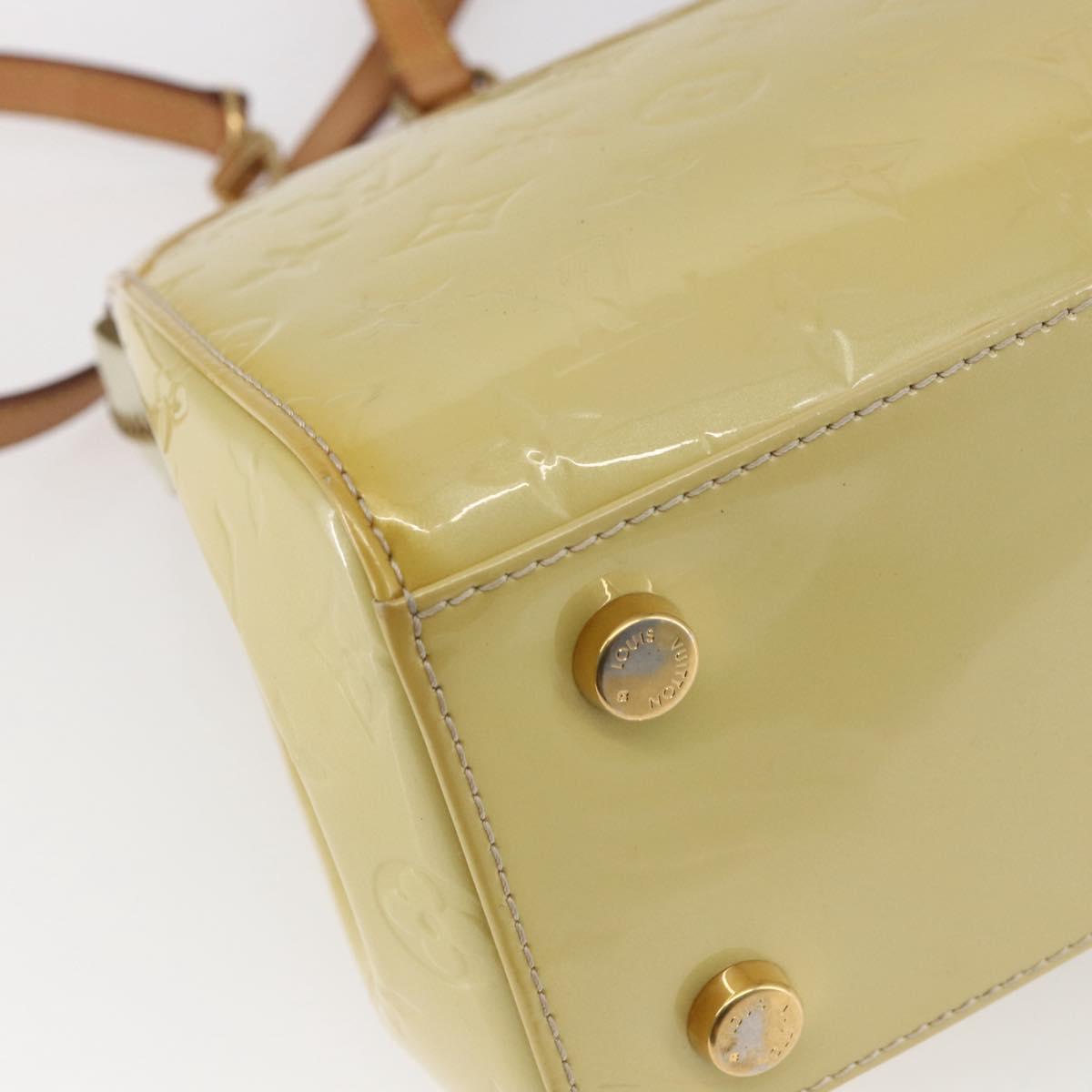 LOUIS VUITTON Monogram Vernis Blair MM Hand Bag Broncorail M91456 LV Auth 147337