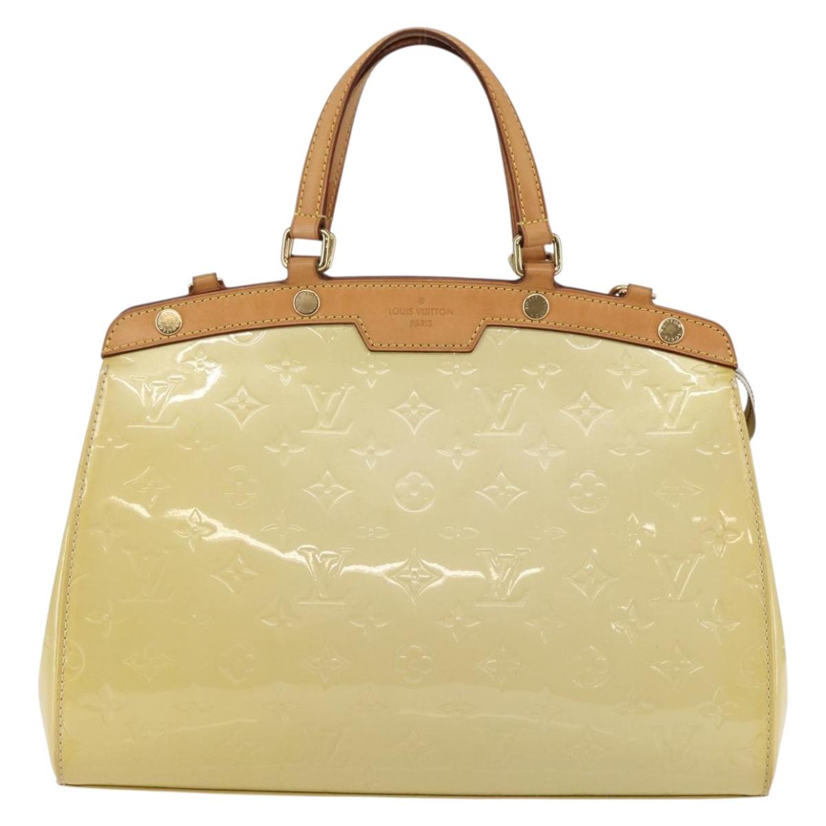 LOUIS VUITTON Monogram Vernis Blair MM Hand Bag Broncorail M91456 LV Auth 147337