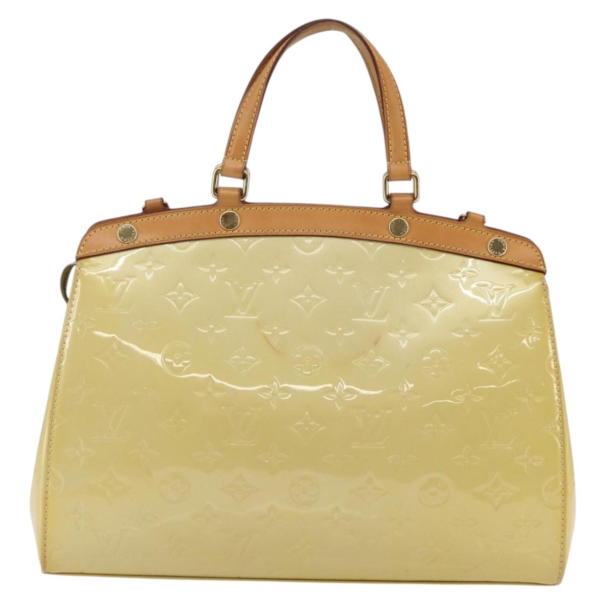 LOUIS VUITTON Monogram Vernis Blair MM Hand Bag Broncorail M91456 LV Auth 147337