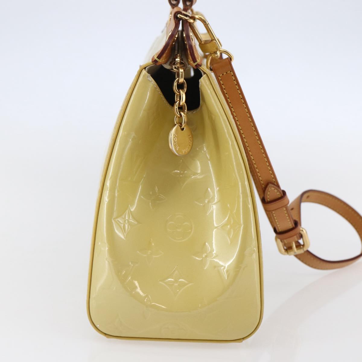 LOUIS VUITTON Monogram Vernis Blair MM Hand Bag Broncorail M91456 LV Auth 147337
