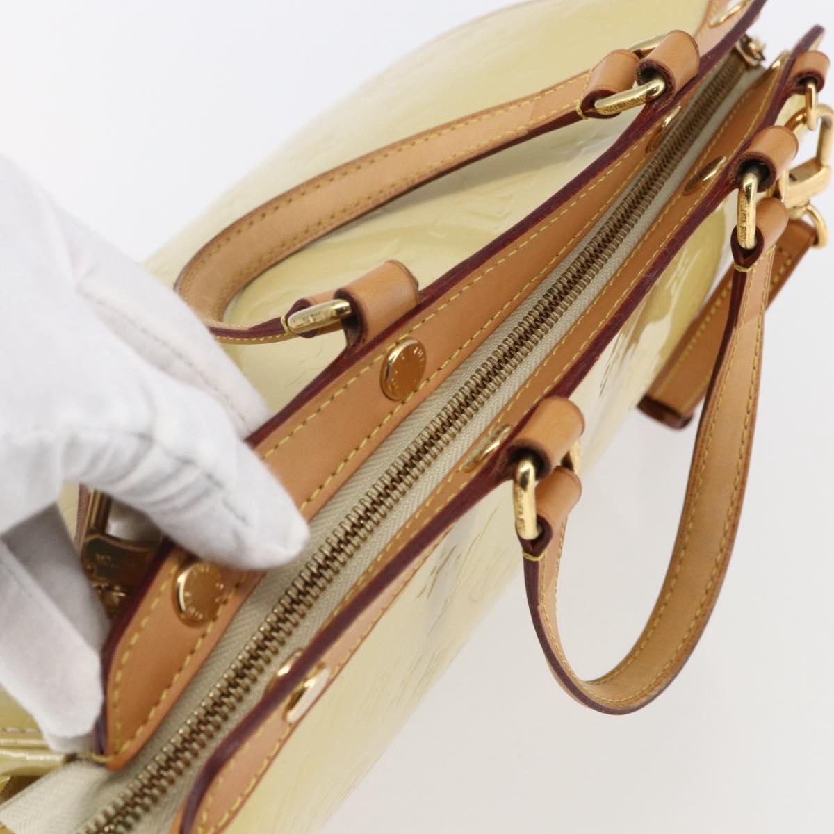 LOUIS VUITTON Monogram Vernis Blair MM Hand Bag Broncorail M91456 LV Auth 147337