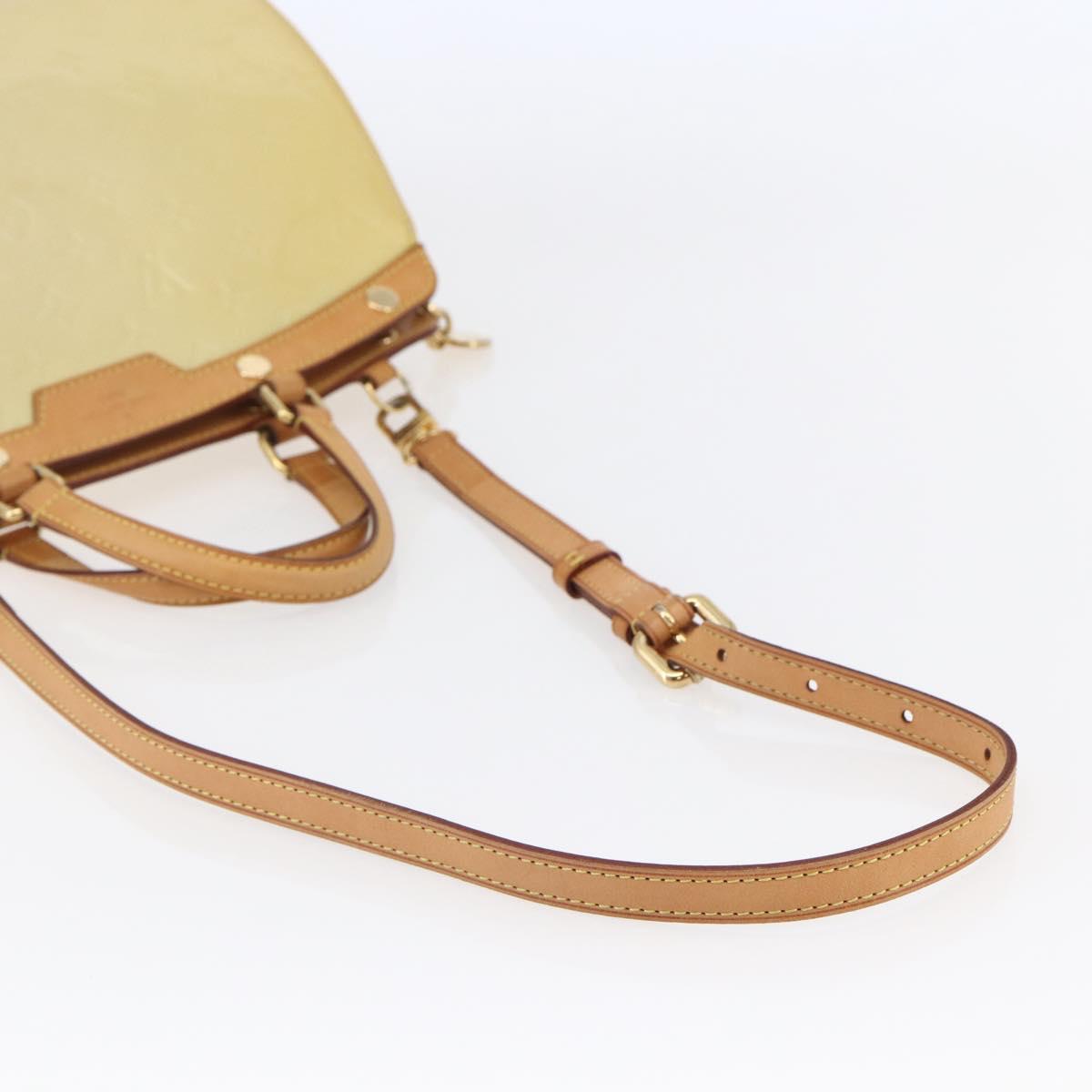 LOUIS VUITTON Monogram Vernis Blair MM Hand Bag Broncorail M91456 LV Auth 147337