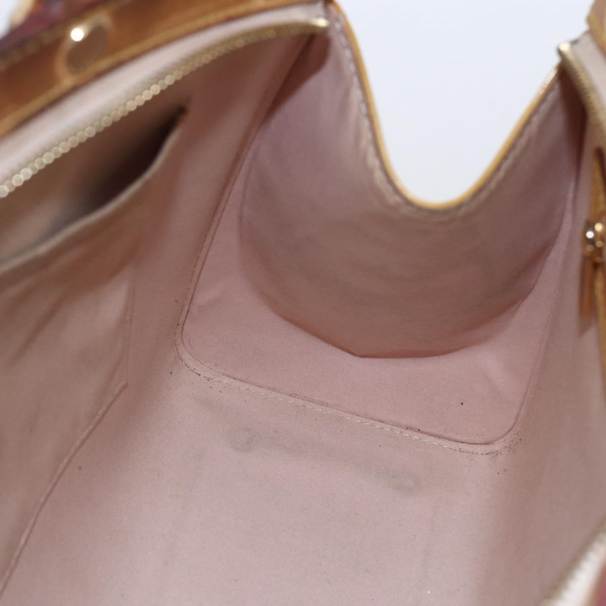 LOUIS VUITTON Monogram Vernis Blair MM Bag Rose Angelique M90068 LV Auth 147338
