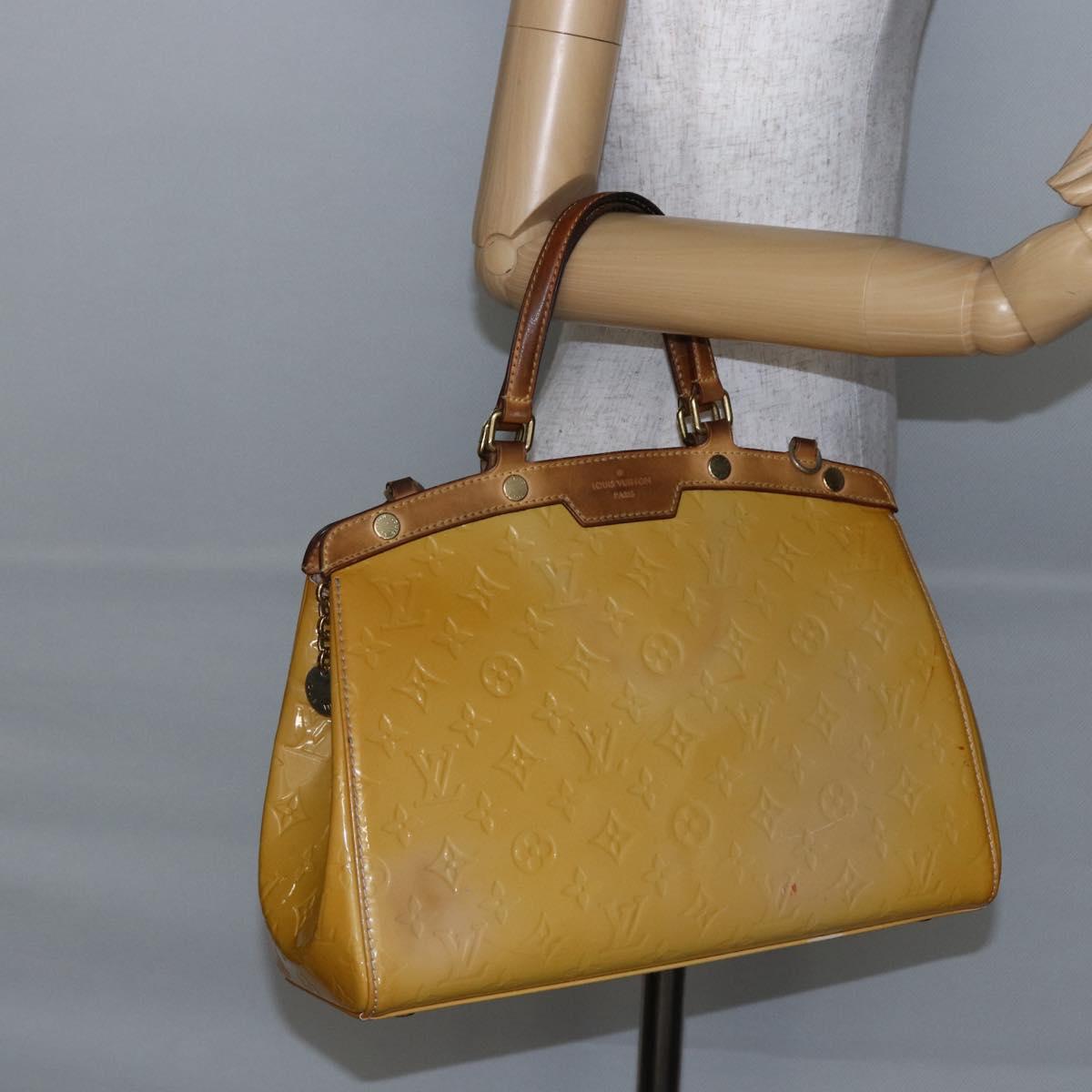 LOUIS VUITTON Monogram Vernis Blair MM Bag Rose Angelique M90068 LV Auth 147338