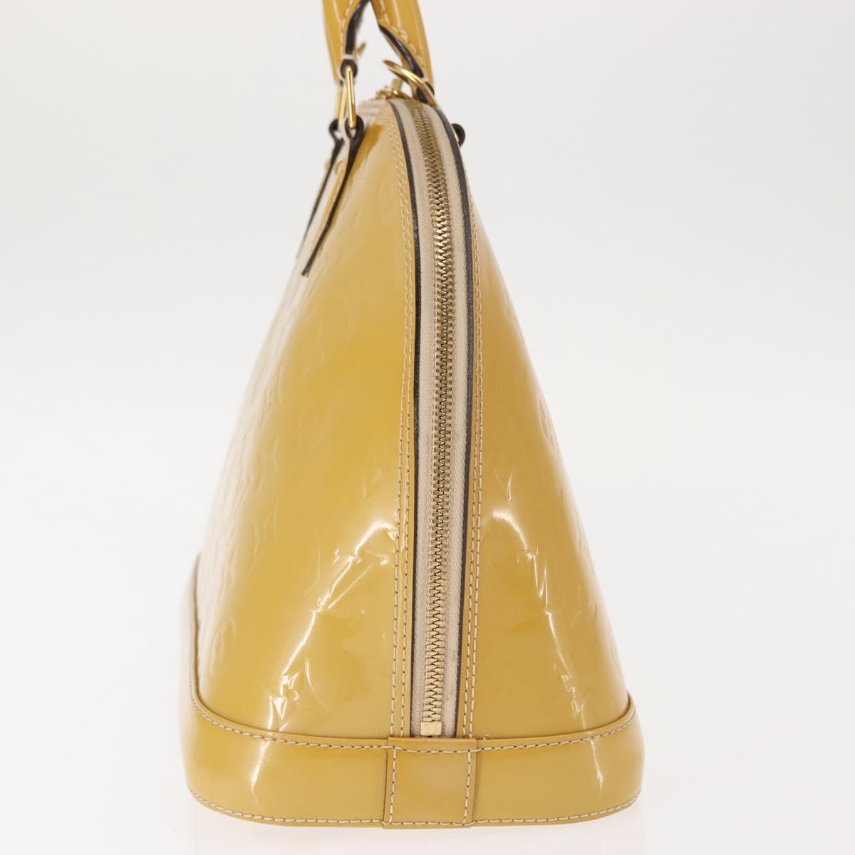 LOUIS VUITTON Vernis Alma PM Hand Bag 2way Rose Florentin M90170 Auth 147339