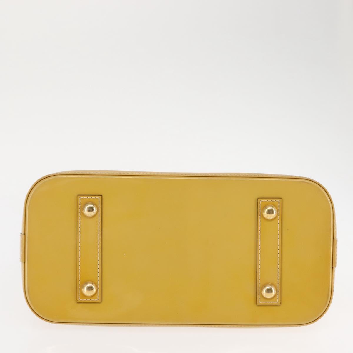 LOUIS VUITTON Vernis Alma PM Hand Bag 2way Rose Florentin M90170 Auth 147339