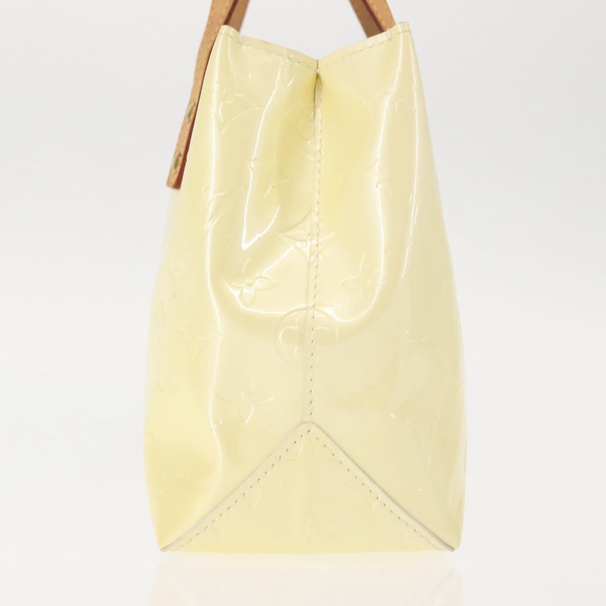 LOUIS VUITTON Monogram Vernis Reade PM Hand Bag Perle M91336 LV Auth 147341