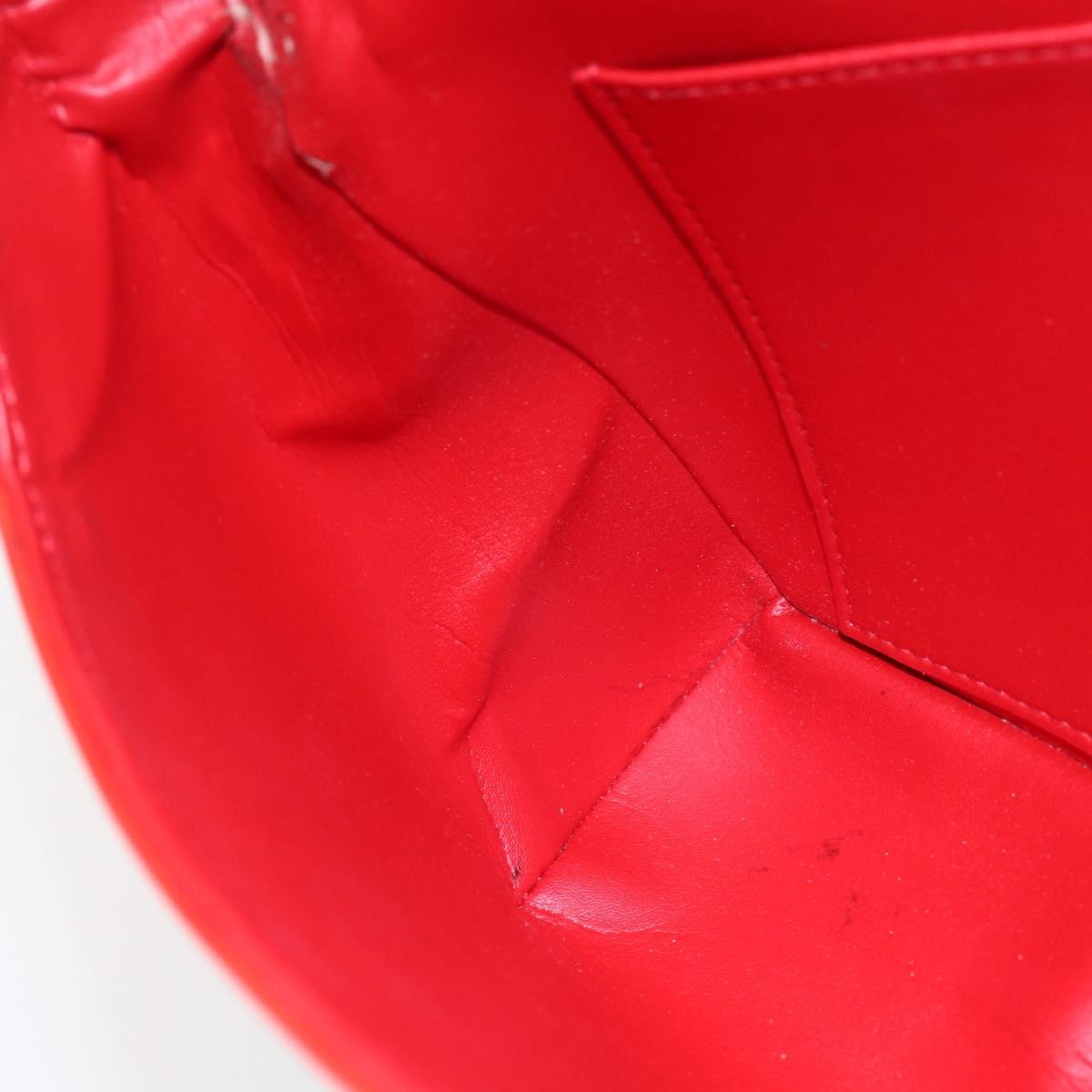 LOUIS VUITTON Monogram Vernis Thompson Street Bag Red Rouge M91094 Auth 147343