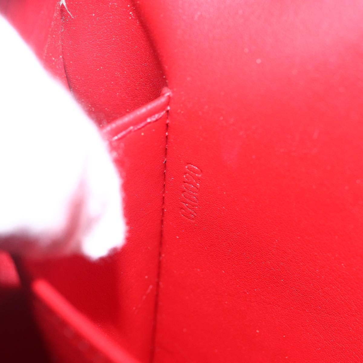LOUIS VUITTON Monogram Vernis Thompson Street Bag Red Rouge M91094 Auth 147343
