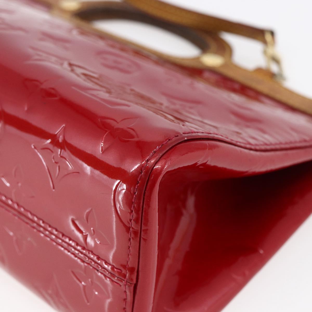 LOUIS VUITTON Monogram Vernis Roxbury Drive Bag Pomme D'amour M91987 Auth 147344