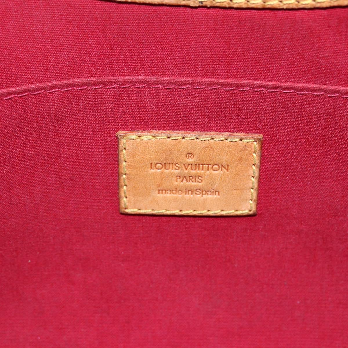 LOUIS VUITTON Monogram Vernis Roxbury Drive Bag Pomme D'amour M91987 Auth 147344