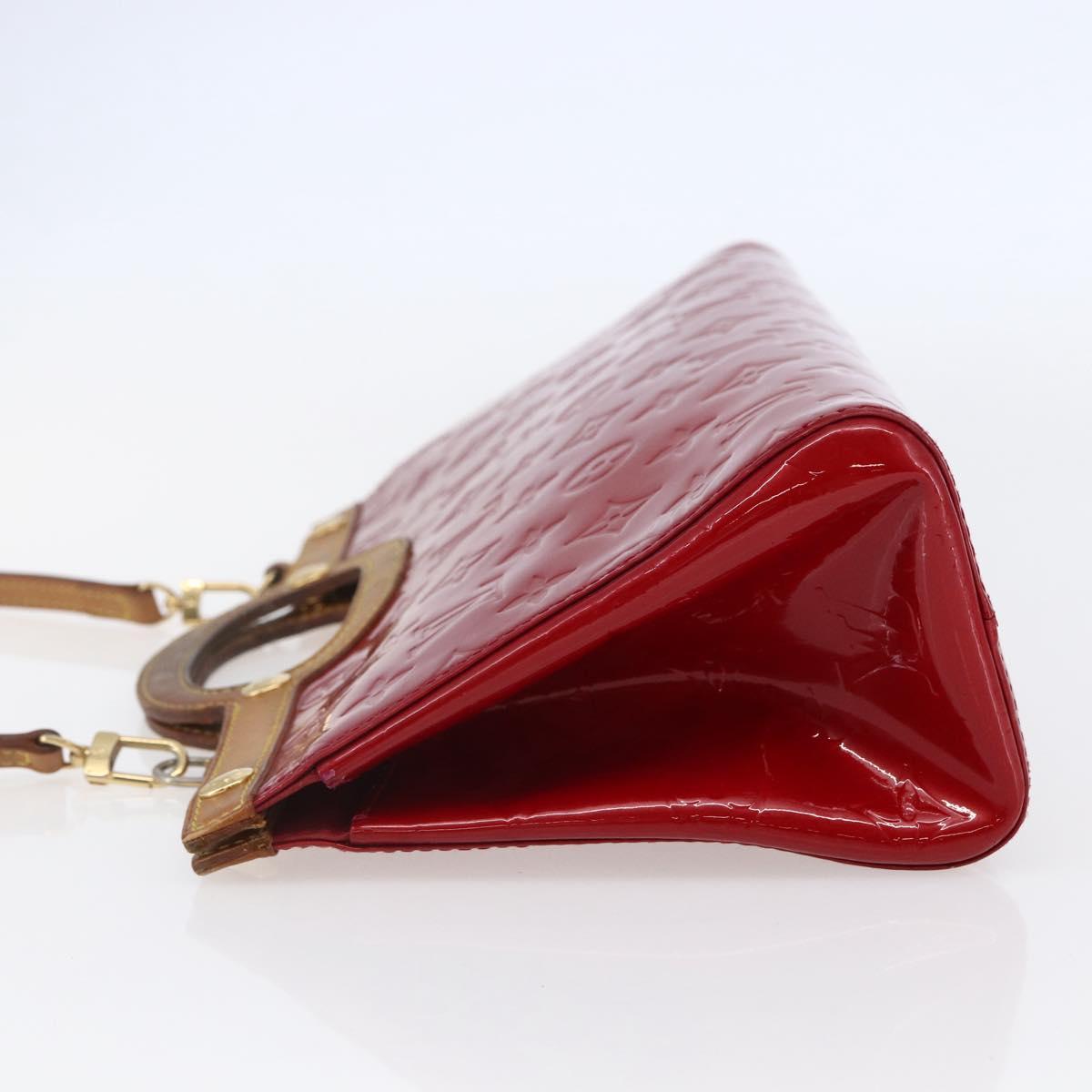 LOUIS VUITTON Monogram Vernis Roxbury Drive Bag Pomme D'amour M91987 Auth 147344