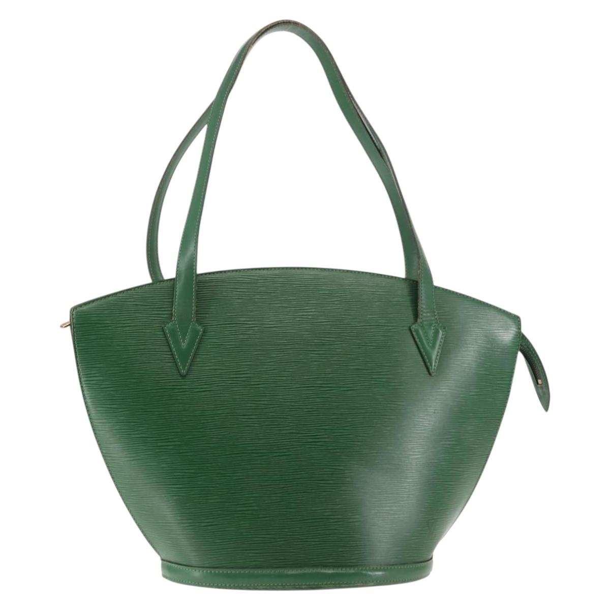 LOUIS VUITTON Epi Saint Jacques Shopping Shoulder Bag Green M52264 Auth 147345