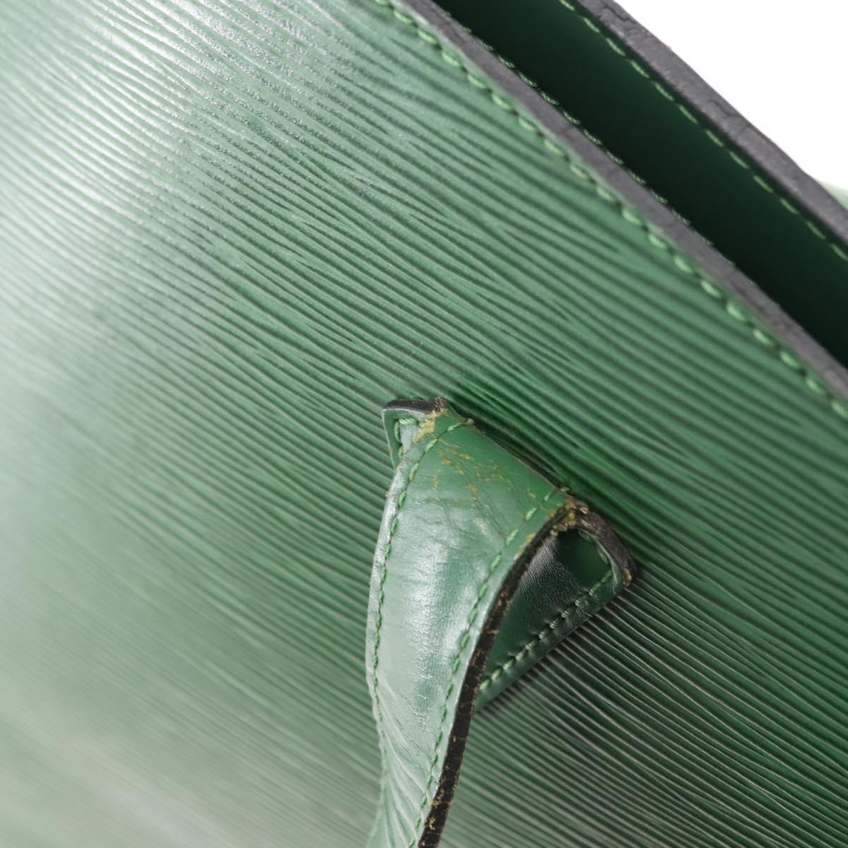 LOUIS VUITTON Epi Saint Jacques Shopping Shoulder Bag Green M52264 Auth 147345