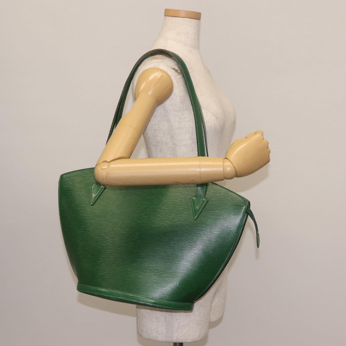 LOUIS VUITTON Epi Saint Jacques Shopping Shoulder Bag Green M52264 Auth 147345
