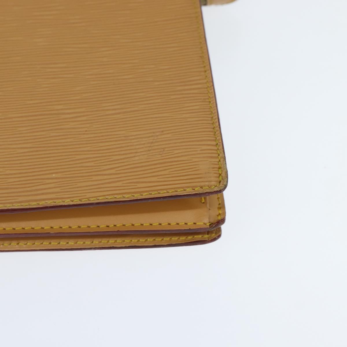 LOUIS VUITTON Epi Angian Shoulder Bag Beige M52116 LV Auth 147346