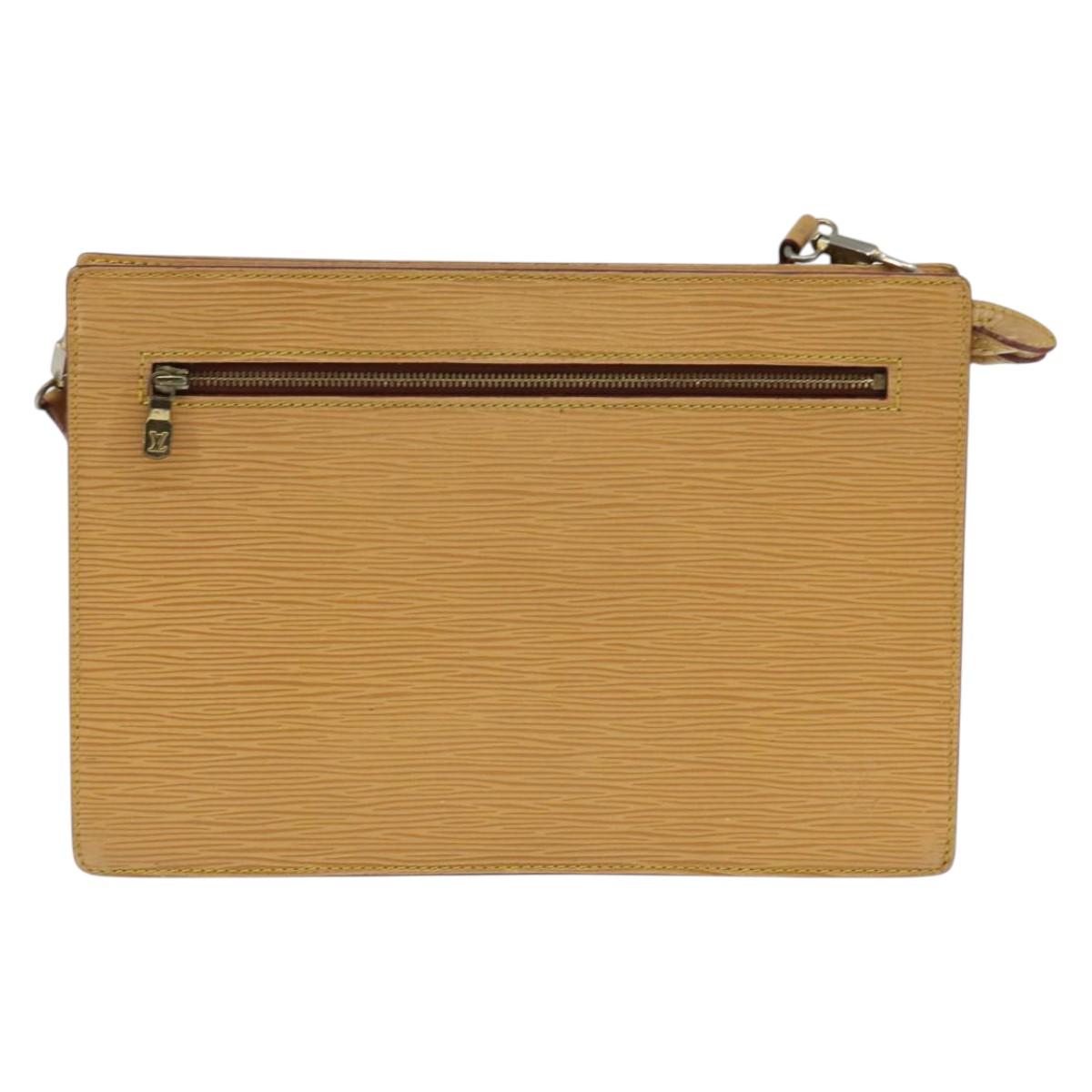 LOUIS VUITTON Epi Angian Shoulder Bag Beige M52116 LV Auth 147346