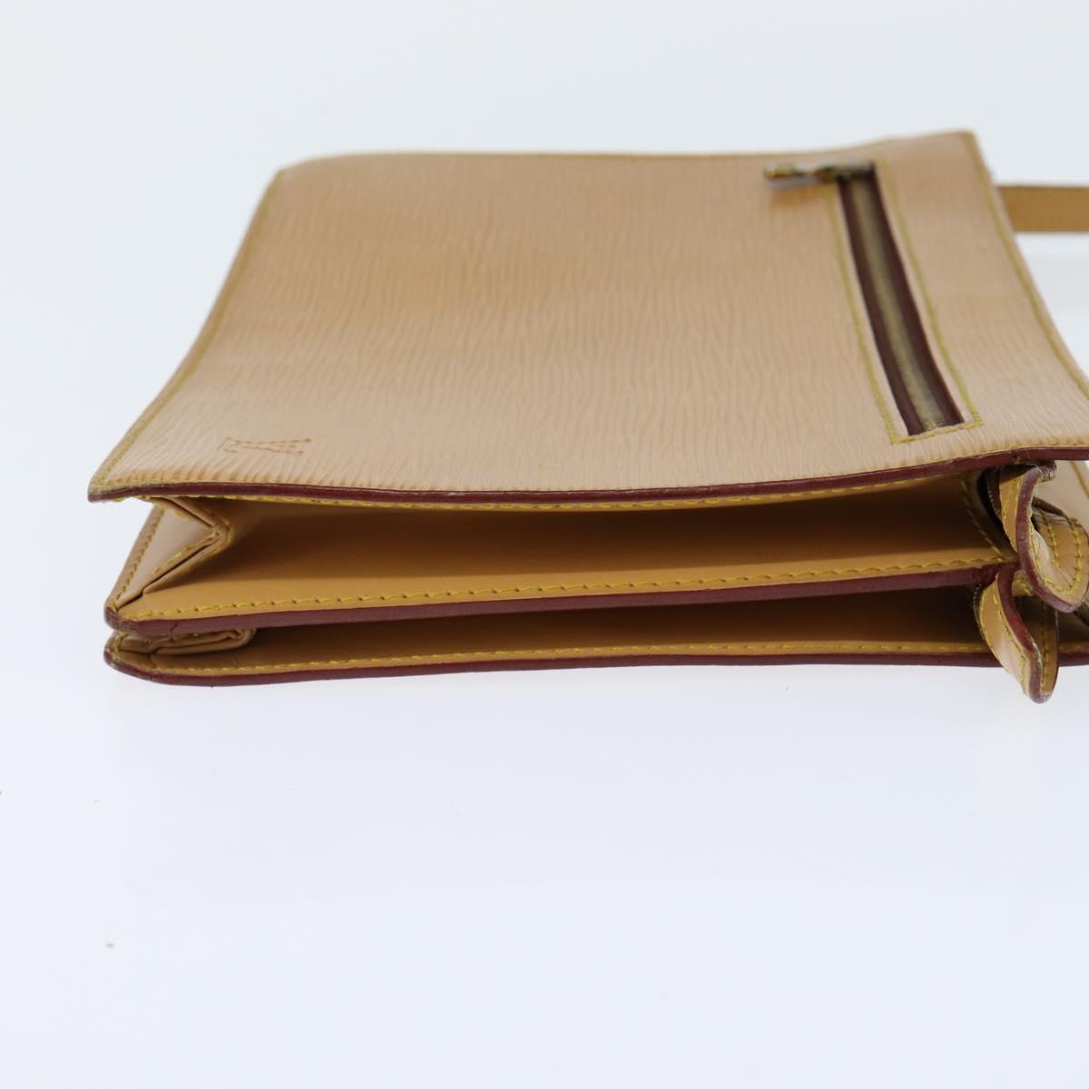 LOUIS VUITTON Epi Angian Shoulder Bag Beige M52116 LV Auth 147346